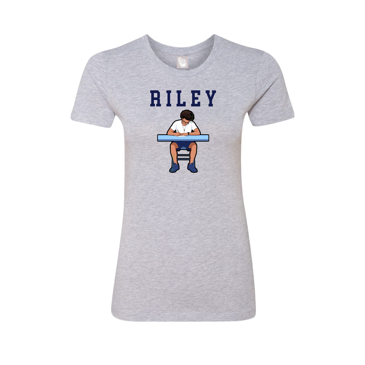 Fitted Women's Tee — Shirsey in Grey