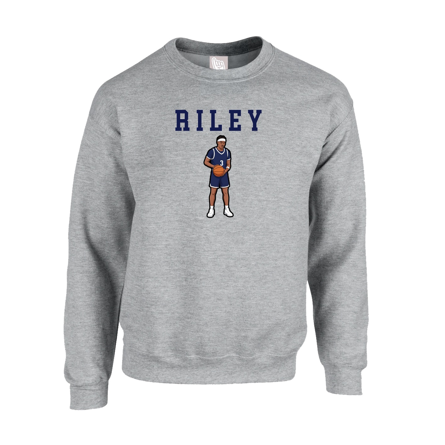 Fleece Crew — Shirsey in Grey