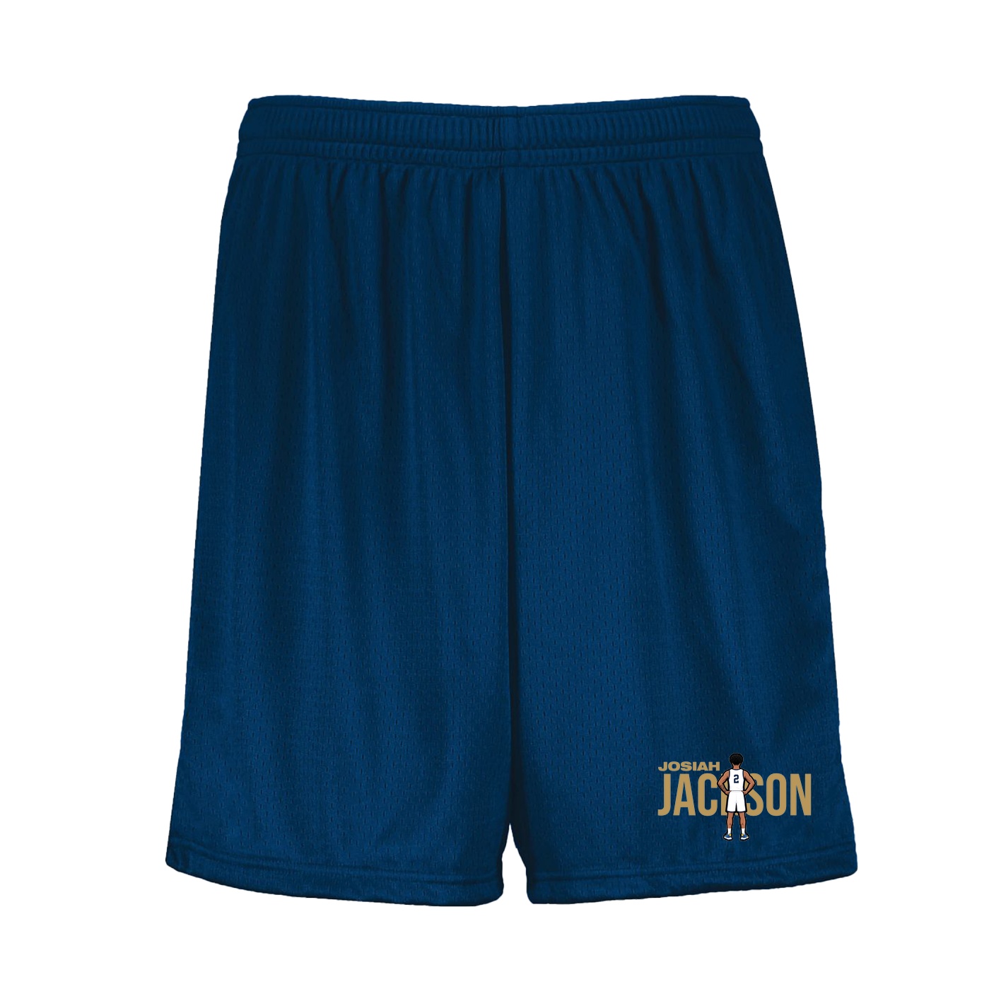 Shorts — Player Name in Navy