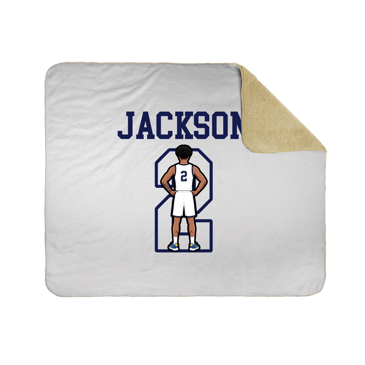 Throw Blanket — Shirsey in White