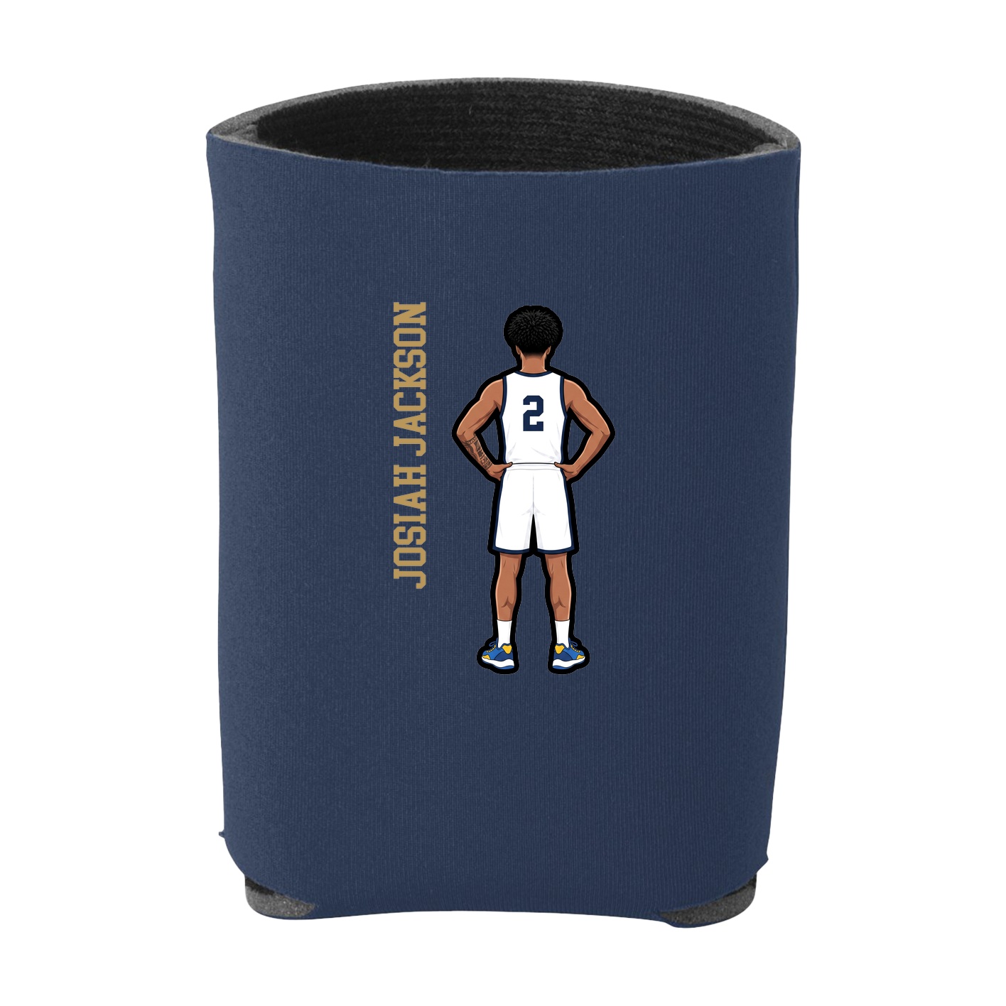 Can Holder — Name Vertical in Navy