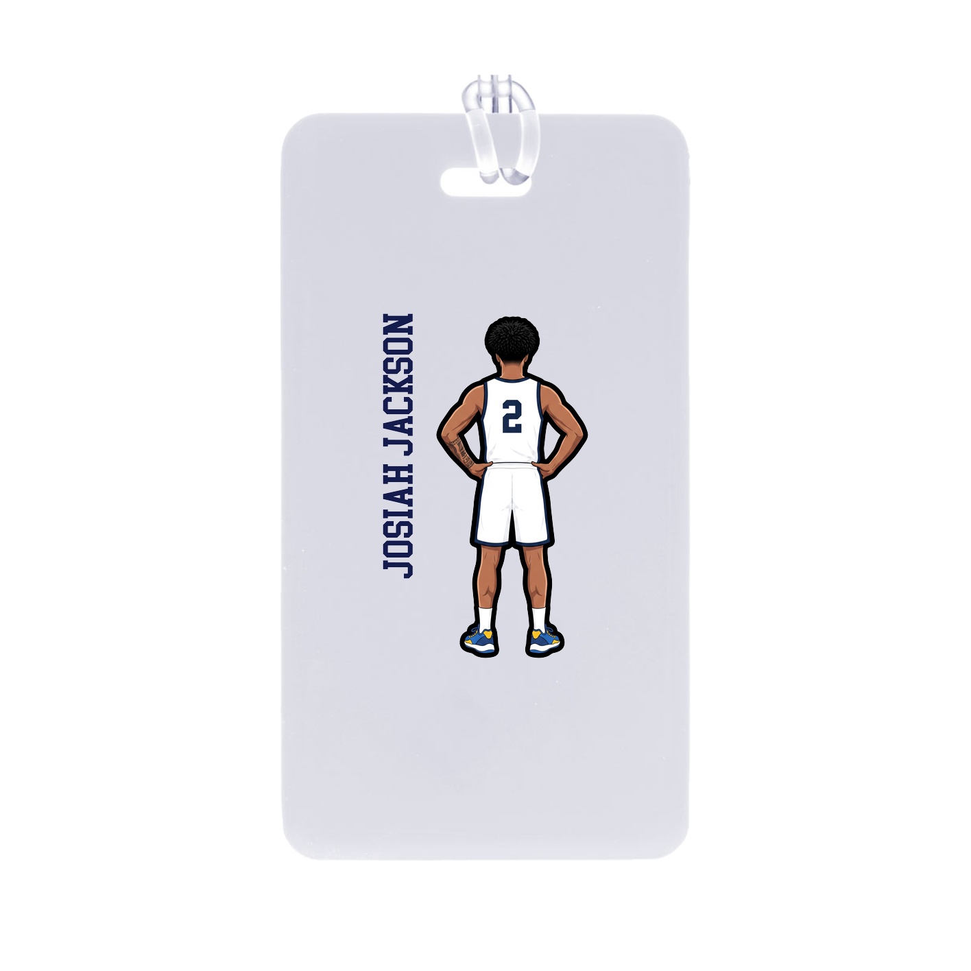 Bag Tag — Name Vertical in Classic