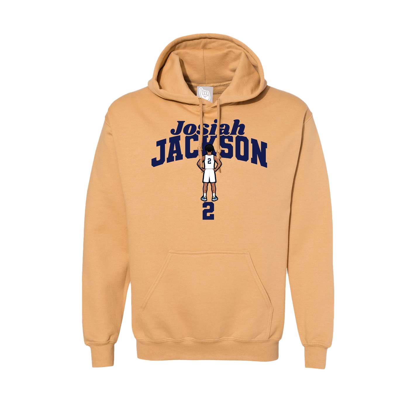 Hoodie — Signature Arch in Vegas Gold