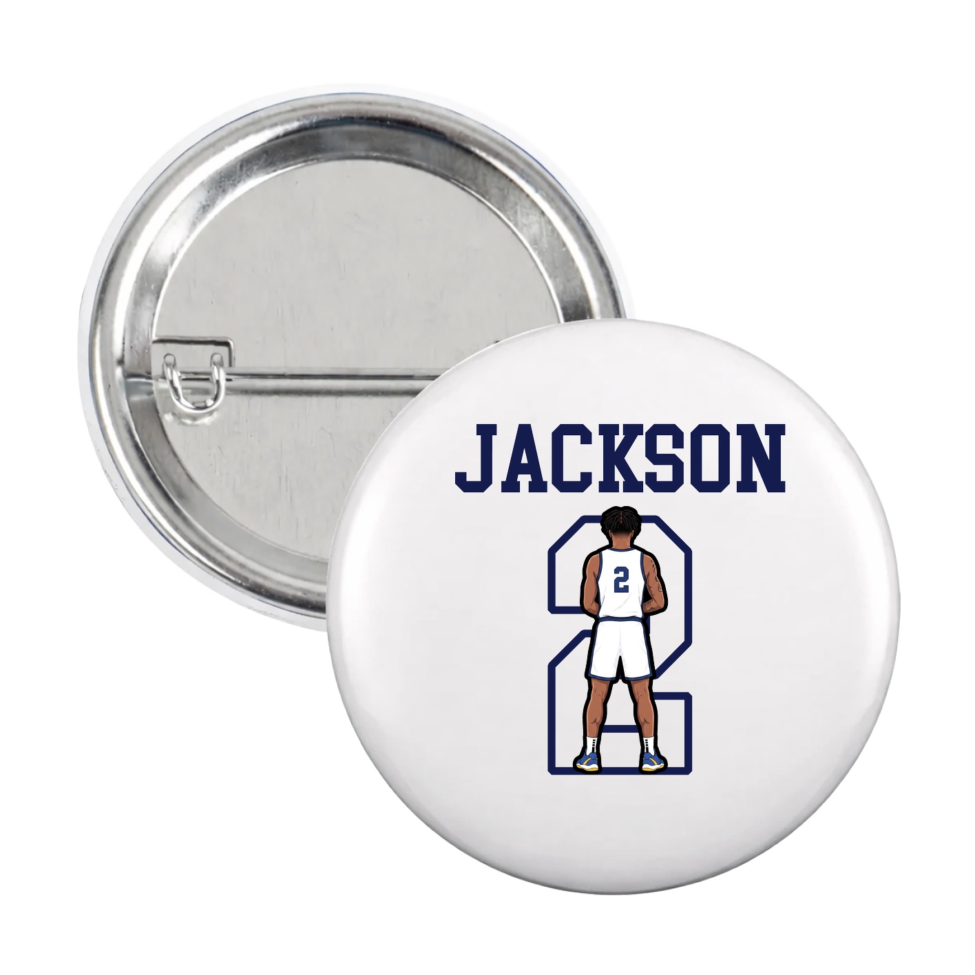 Game Day Button — Shirsey in White