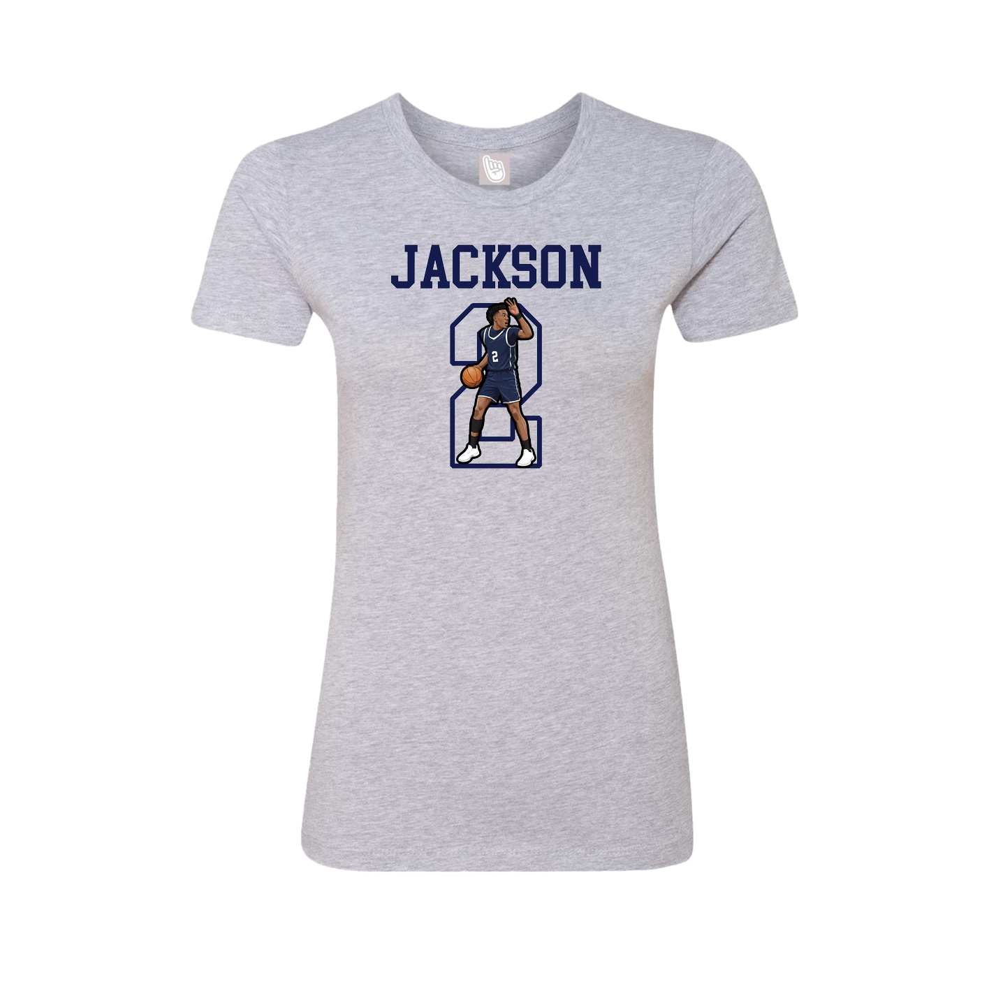 Fitted Women's Tee — Shirsey in Grey