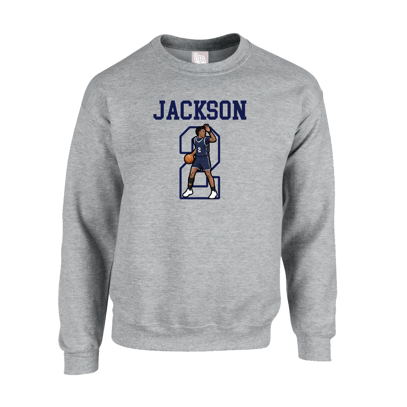Fleece Crew — Shirsey in Grey
