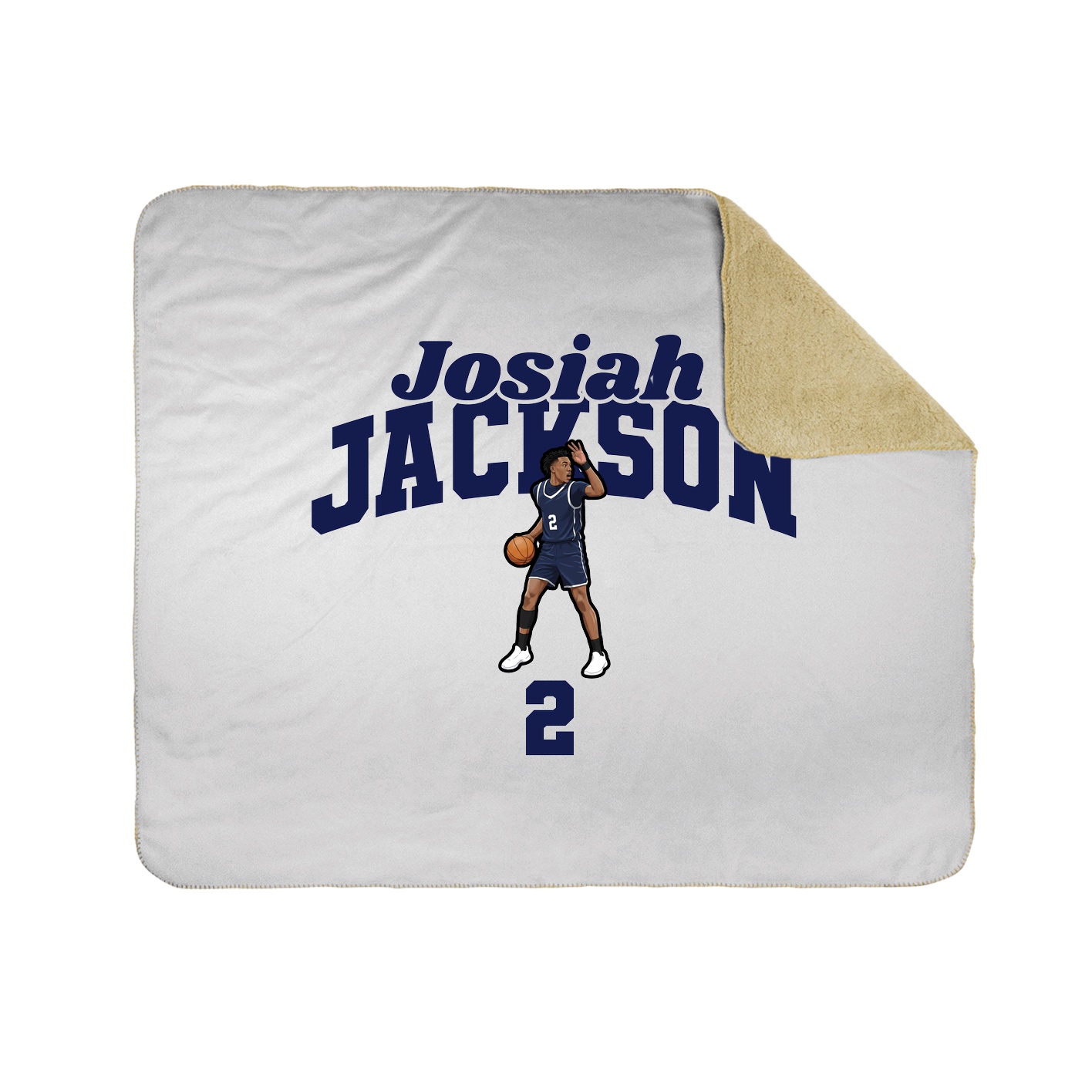 Throw Blanket — Signature Arch in White