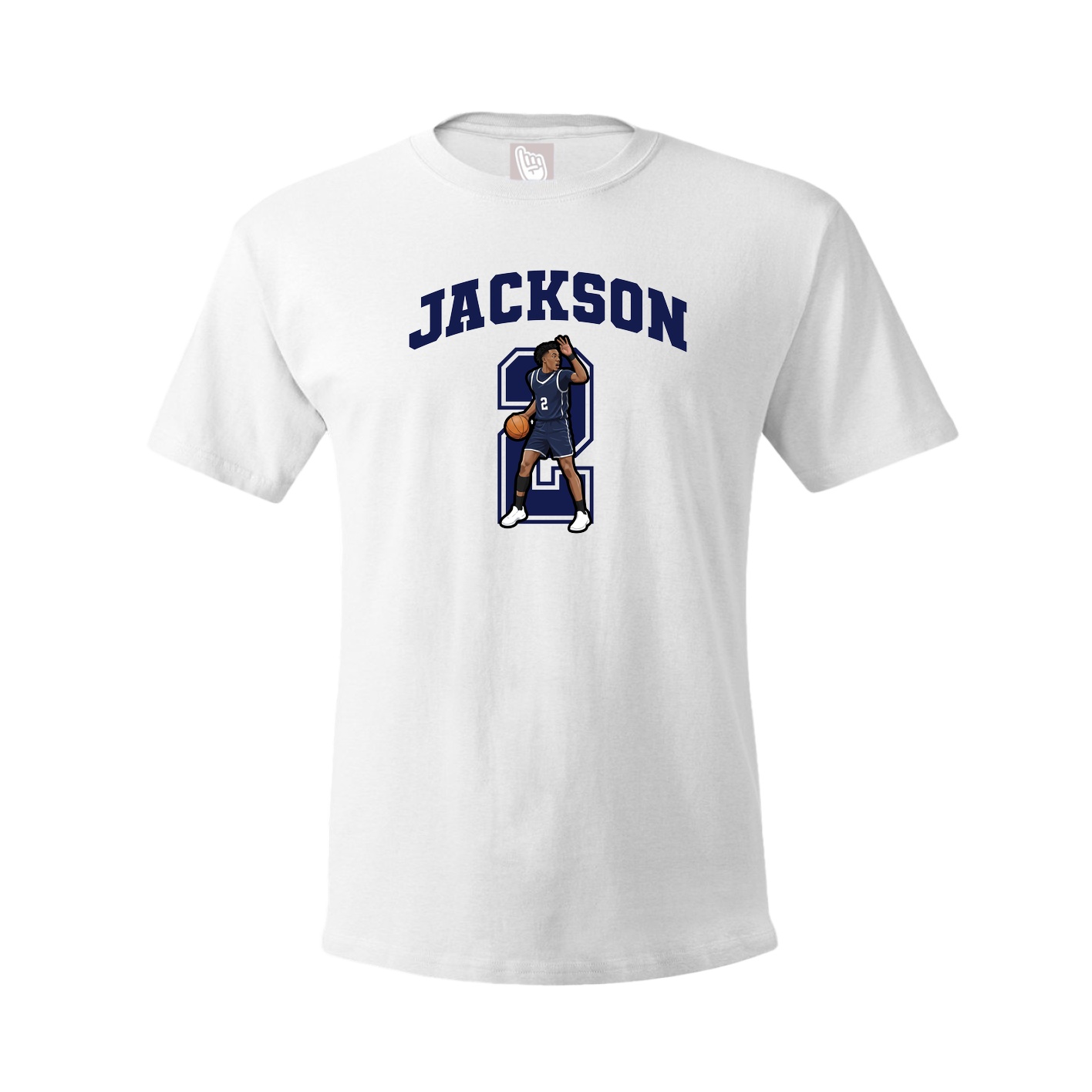 Tee — Number in White