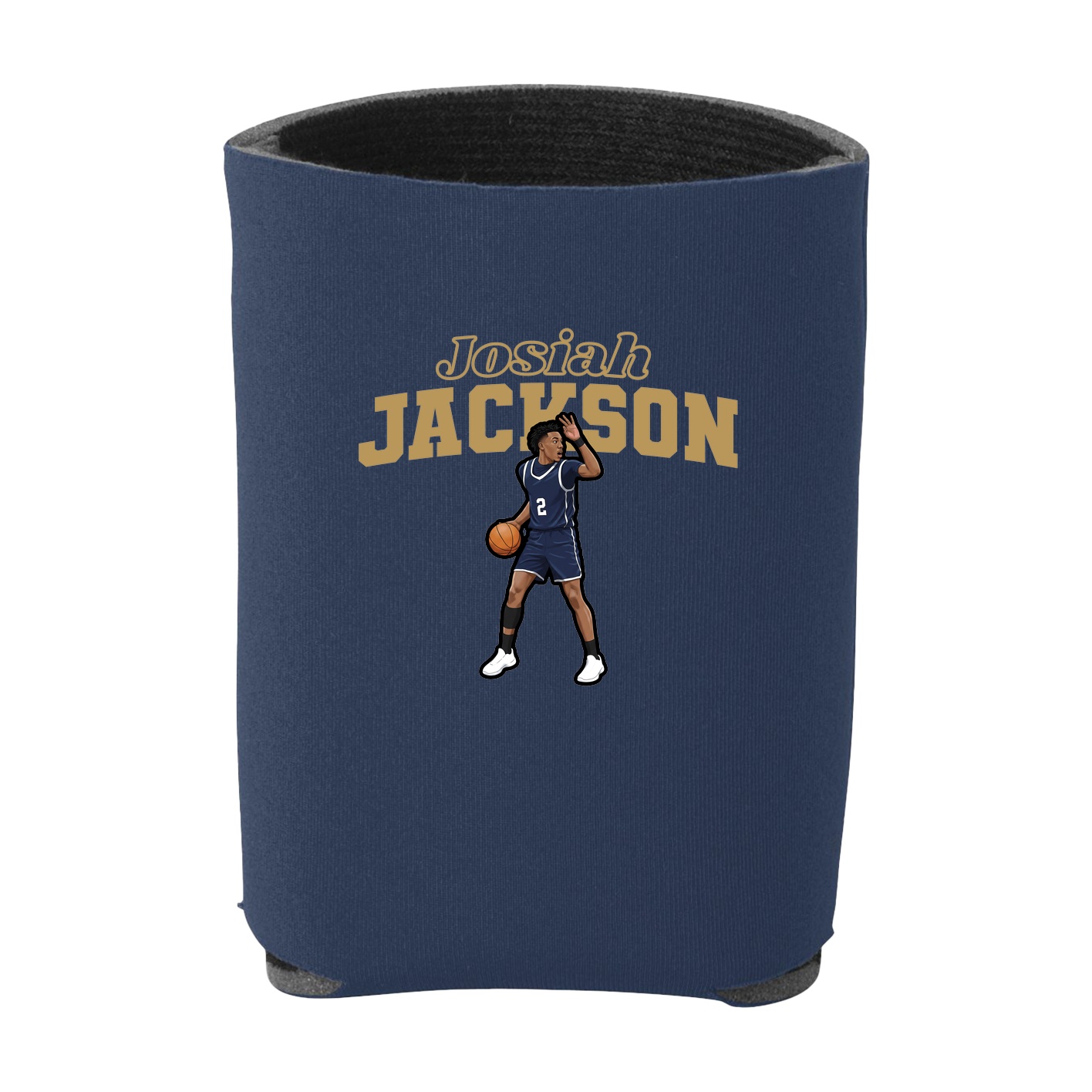 Can Holder — Name Arch in Navy