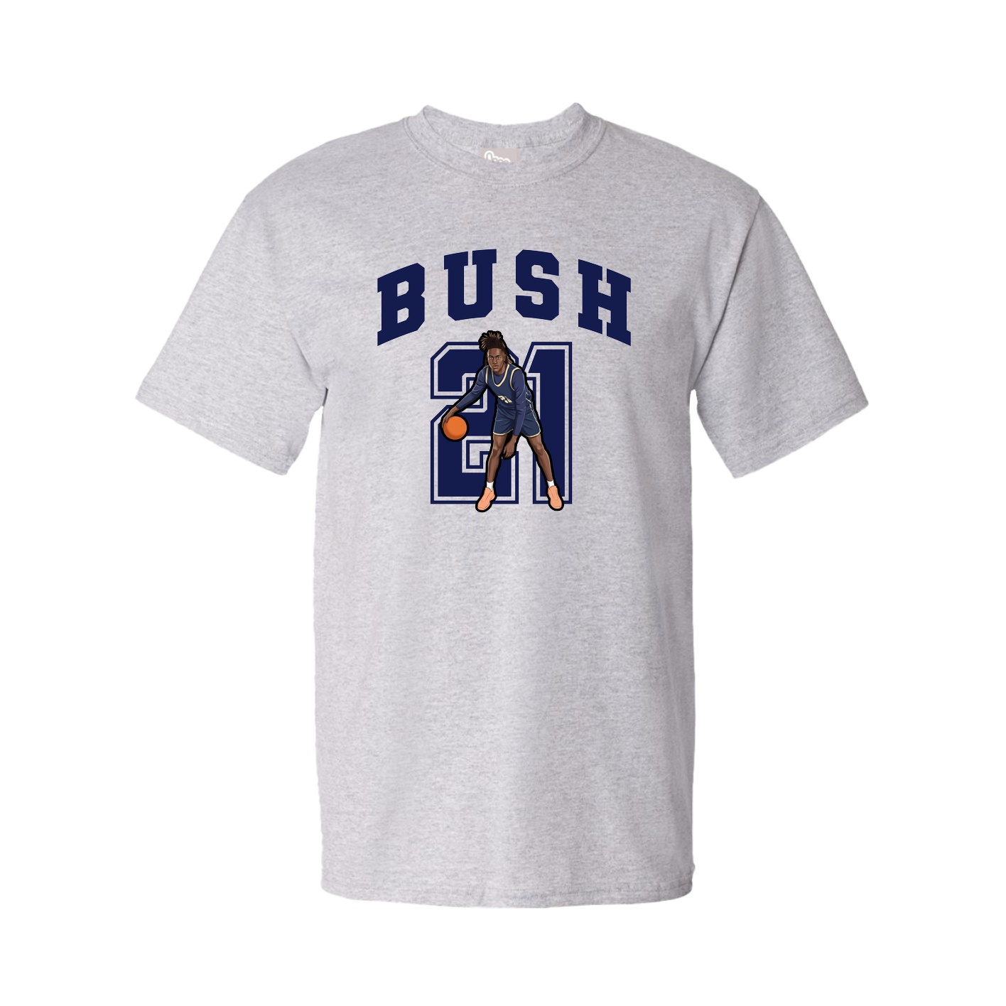 Youth Tee — Number in Grey