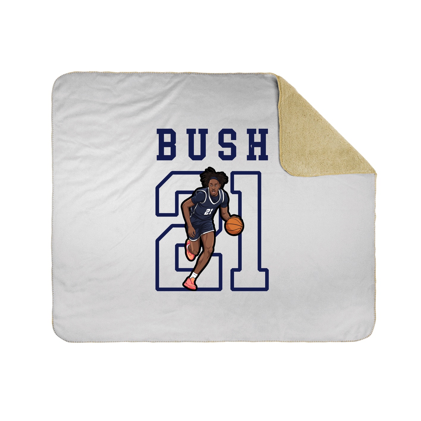 Throw Blanket — Shirsey in White