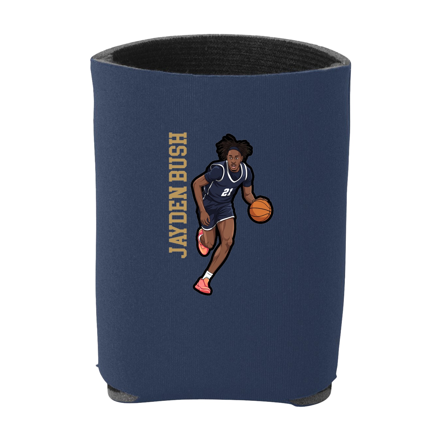 Can Holder — Name Vertical in Navy