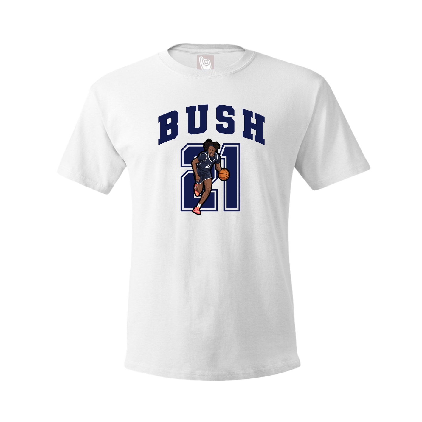 Tee — Number in White