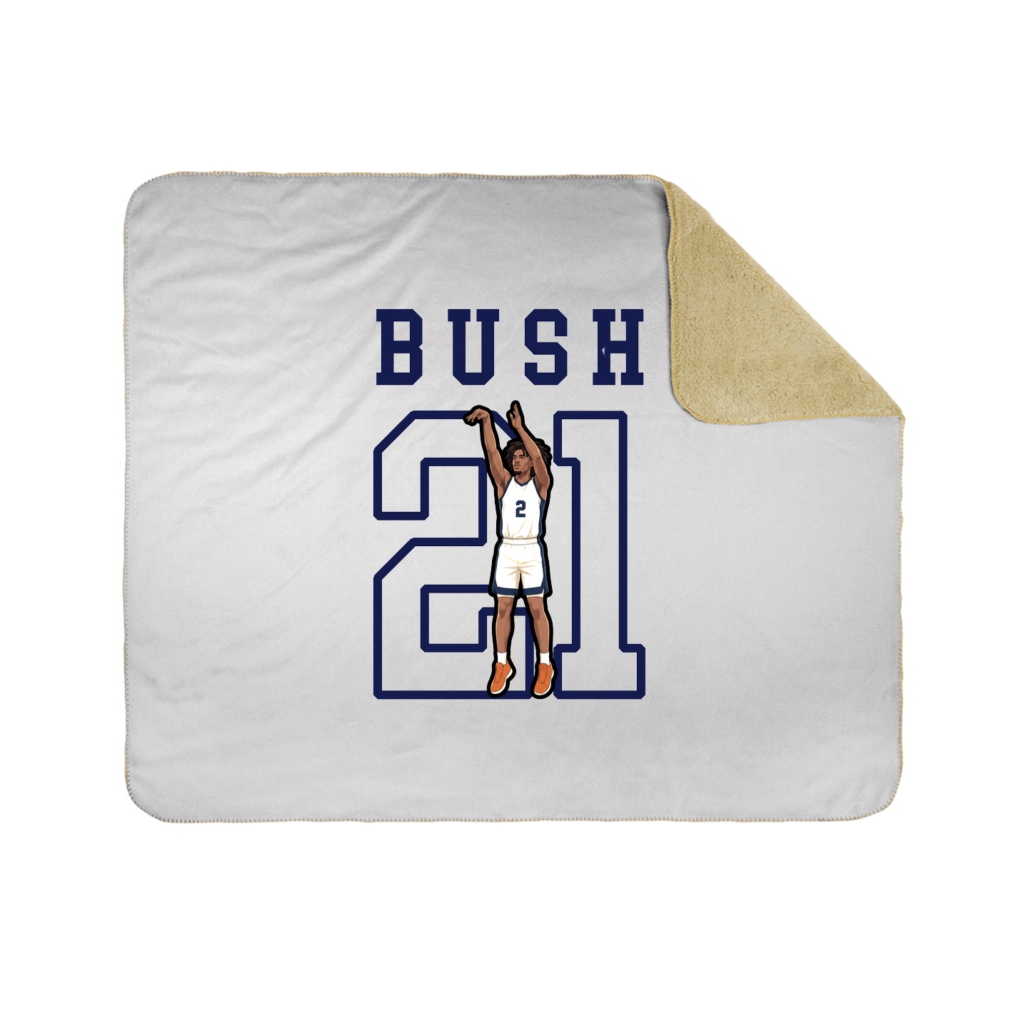 Throw Blanket — Shirsey in White