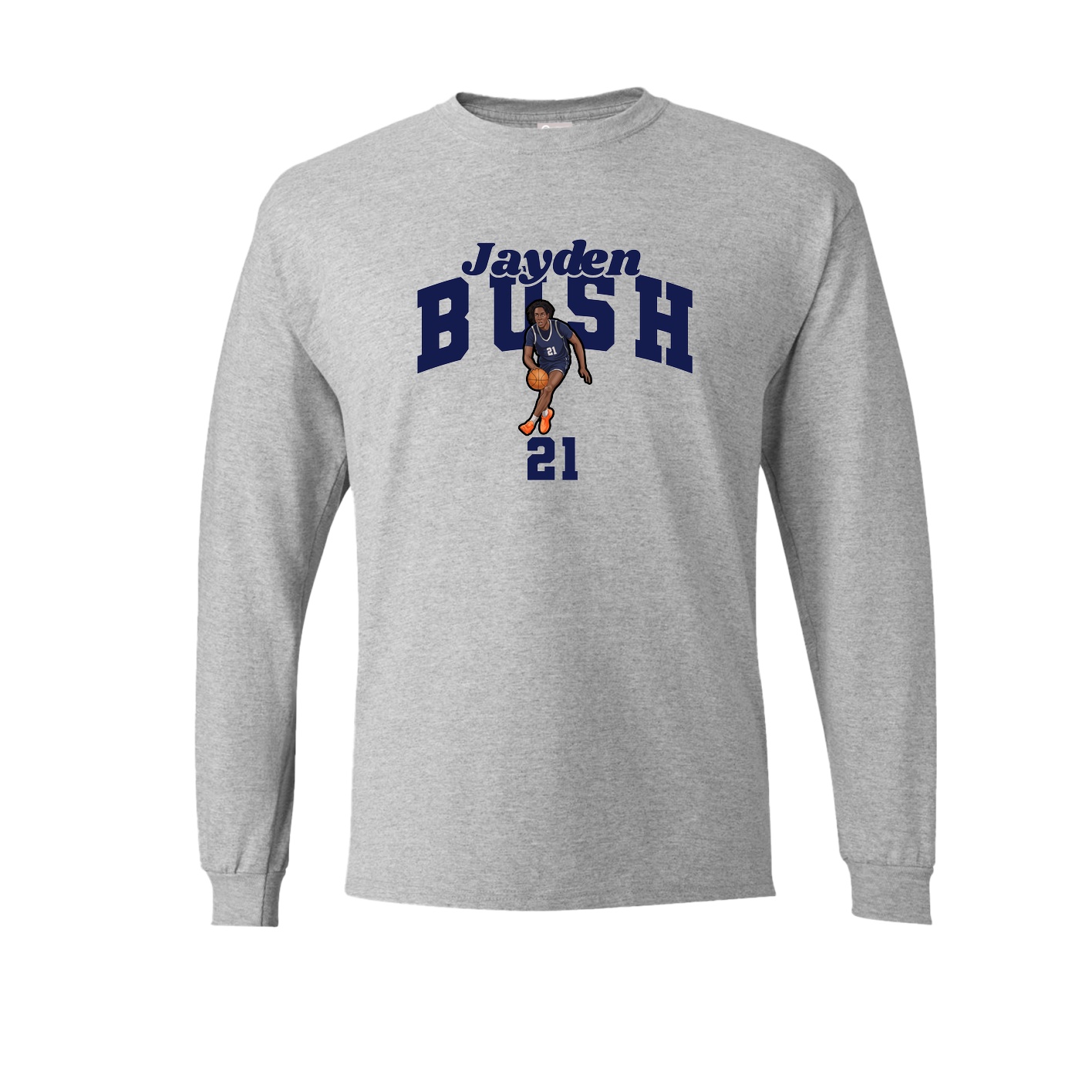 Long Sleeve Tee — Signature Arch in Grey