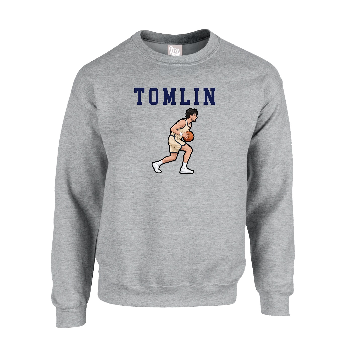 Fleece Crew — Shirsey in Grey