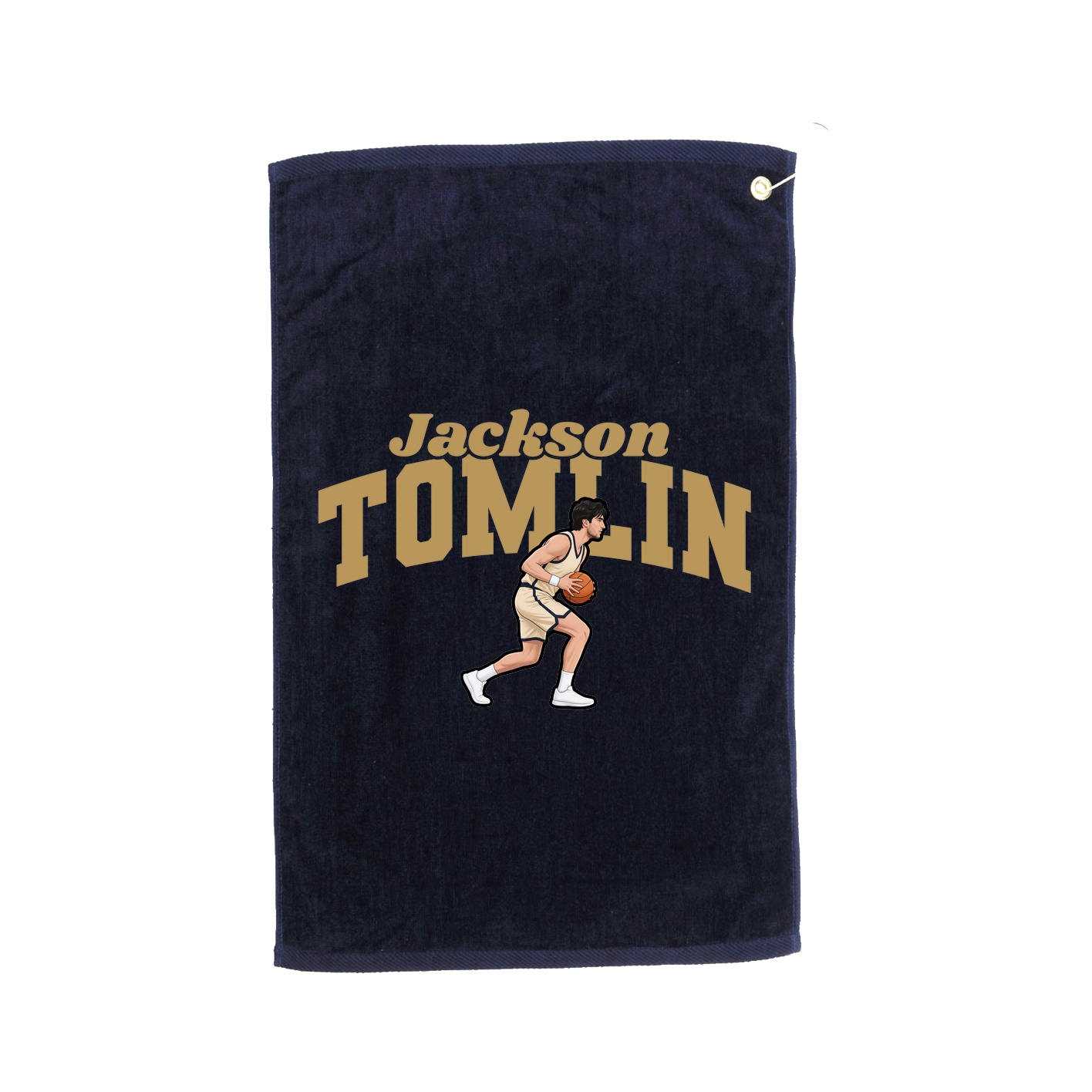 Golf Towel — Signature Arch in Navy