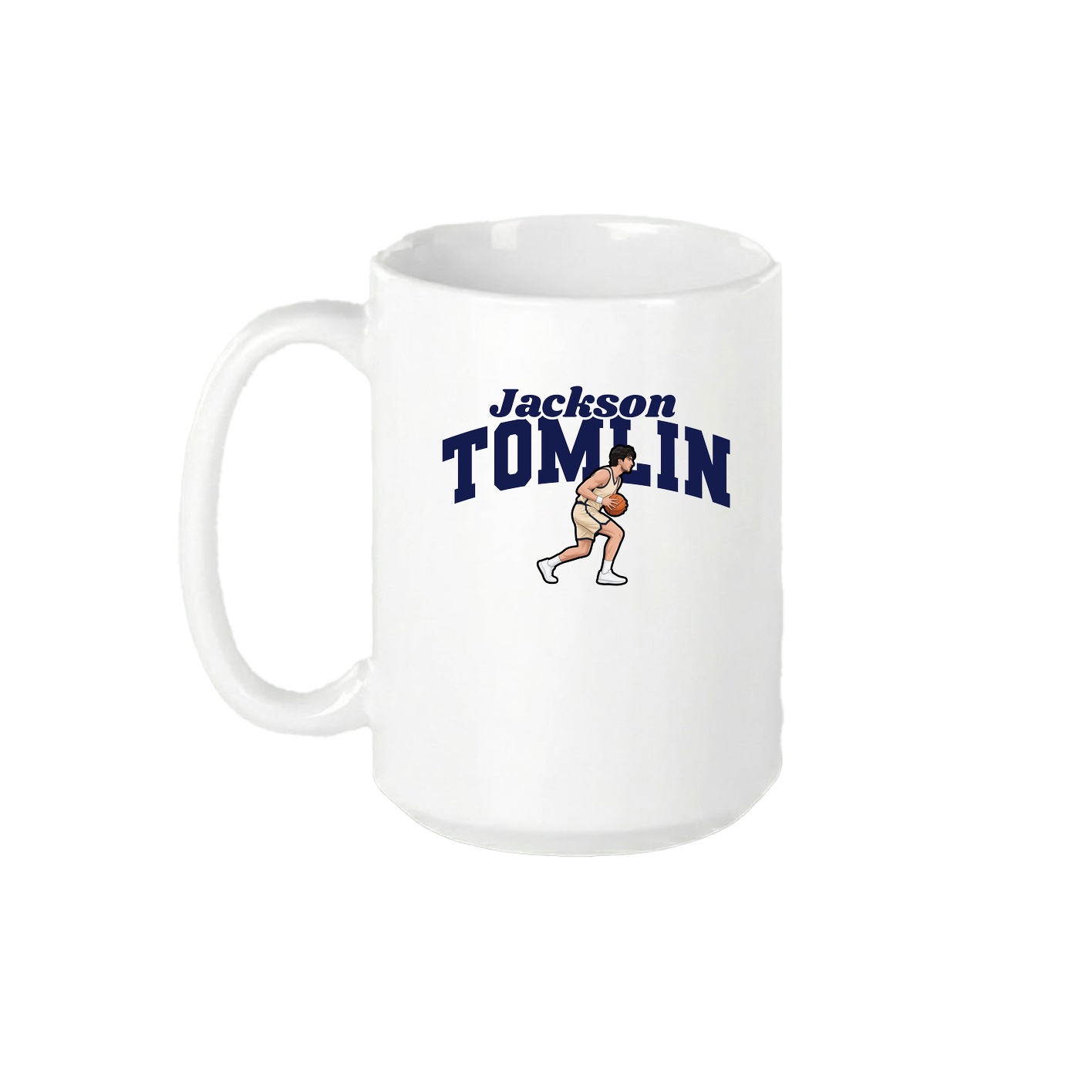 15oz Coffee Mug — Signature Arch in White