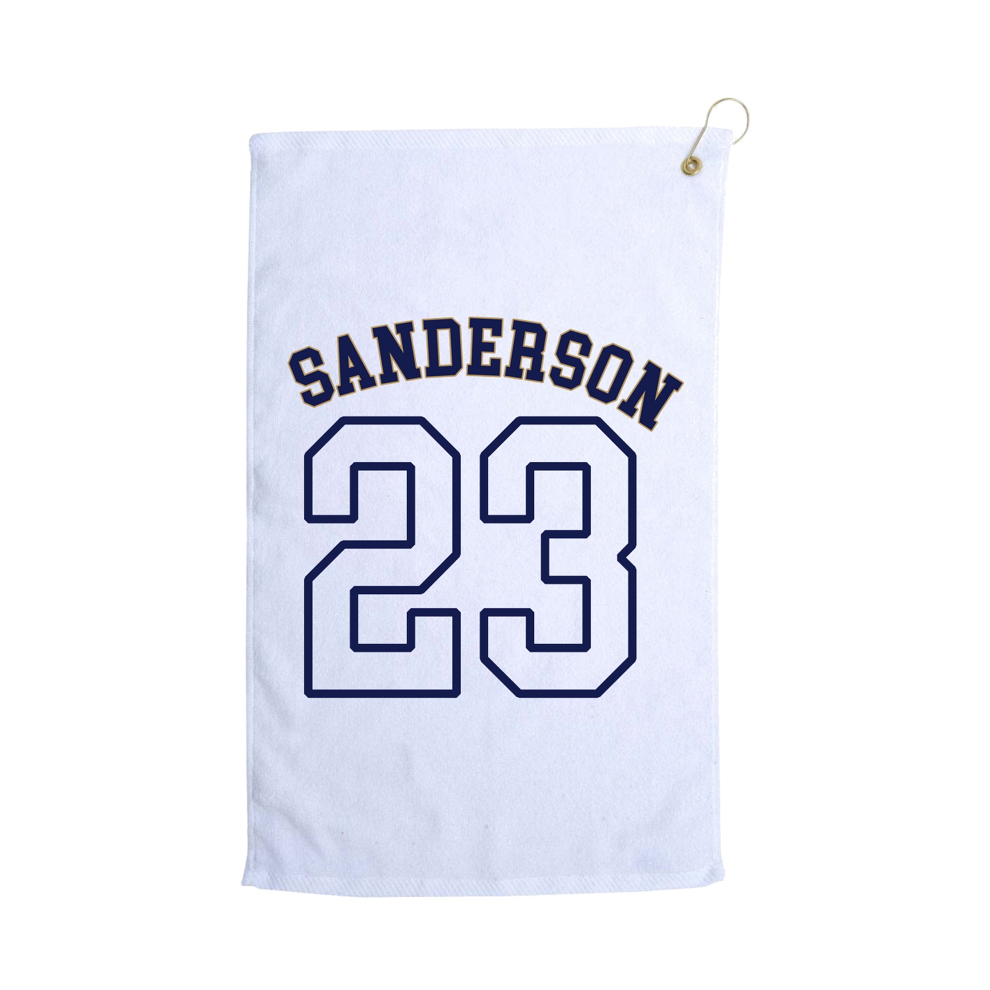 Golf Towel — Shirsey Arch in White