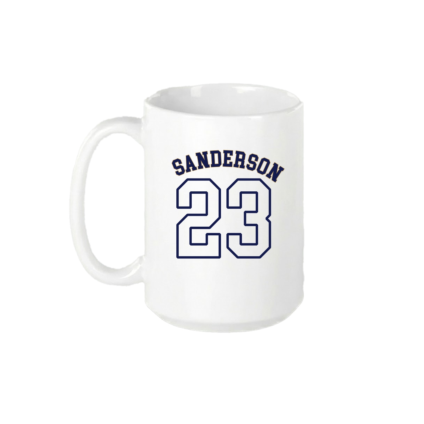 15oz Coffee Mug — Shirsey Arch in White