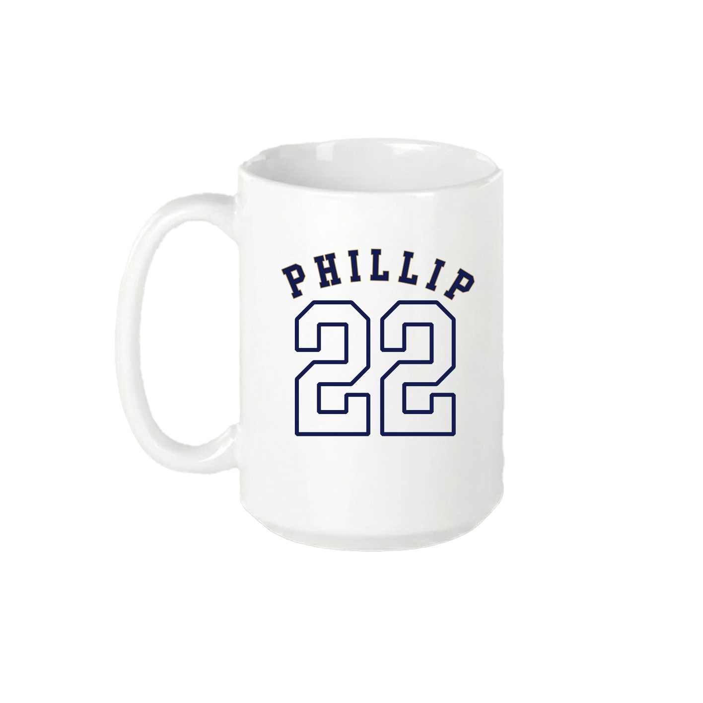 15oz Coffee Mug — Shirsey Arch in White
