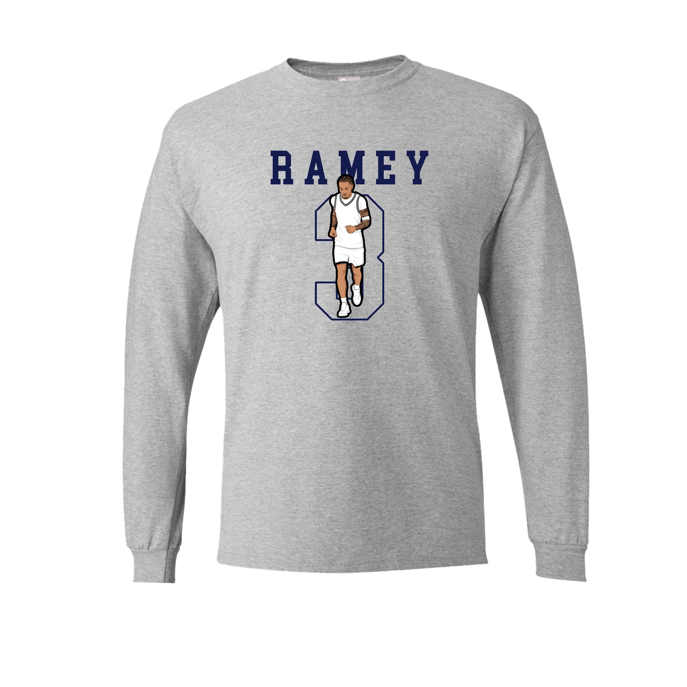 Long Sleeve Tee — Shirsey in Grey