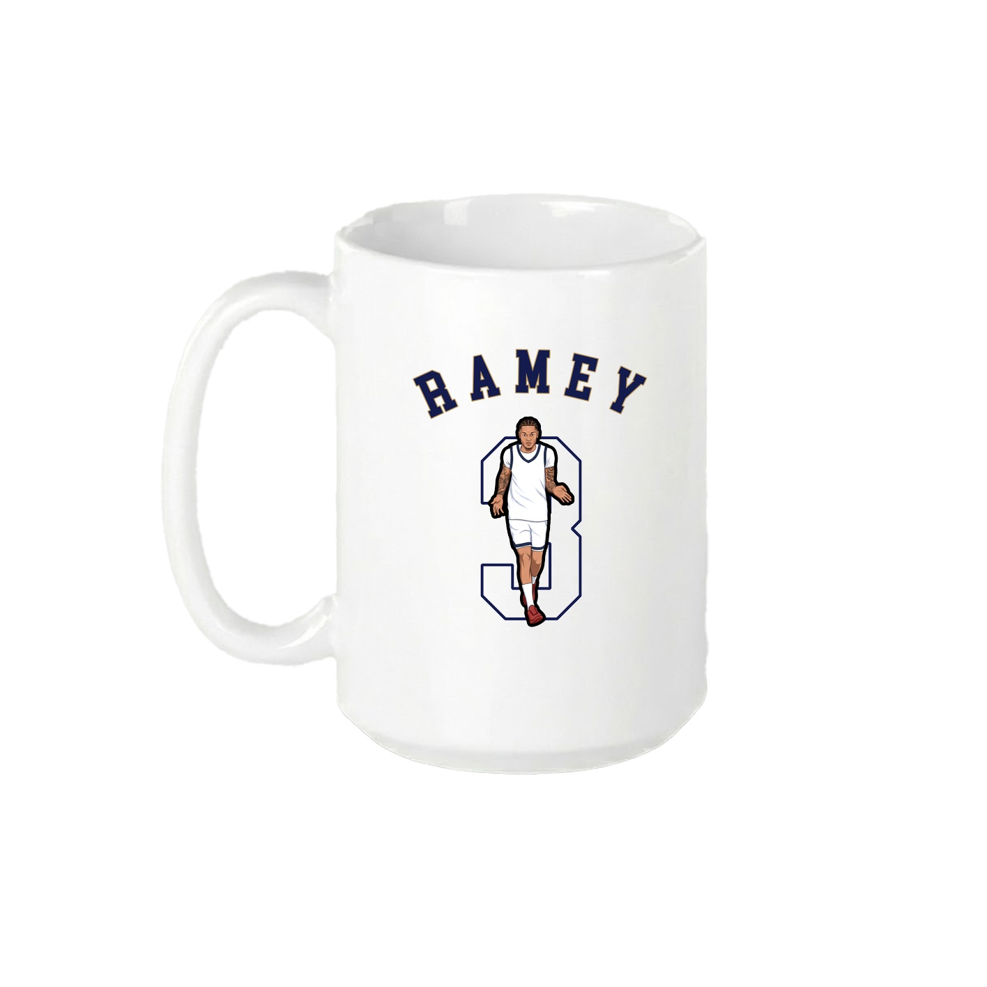 15oz Coffee Mug — Shirsey Arch in White