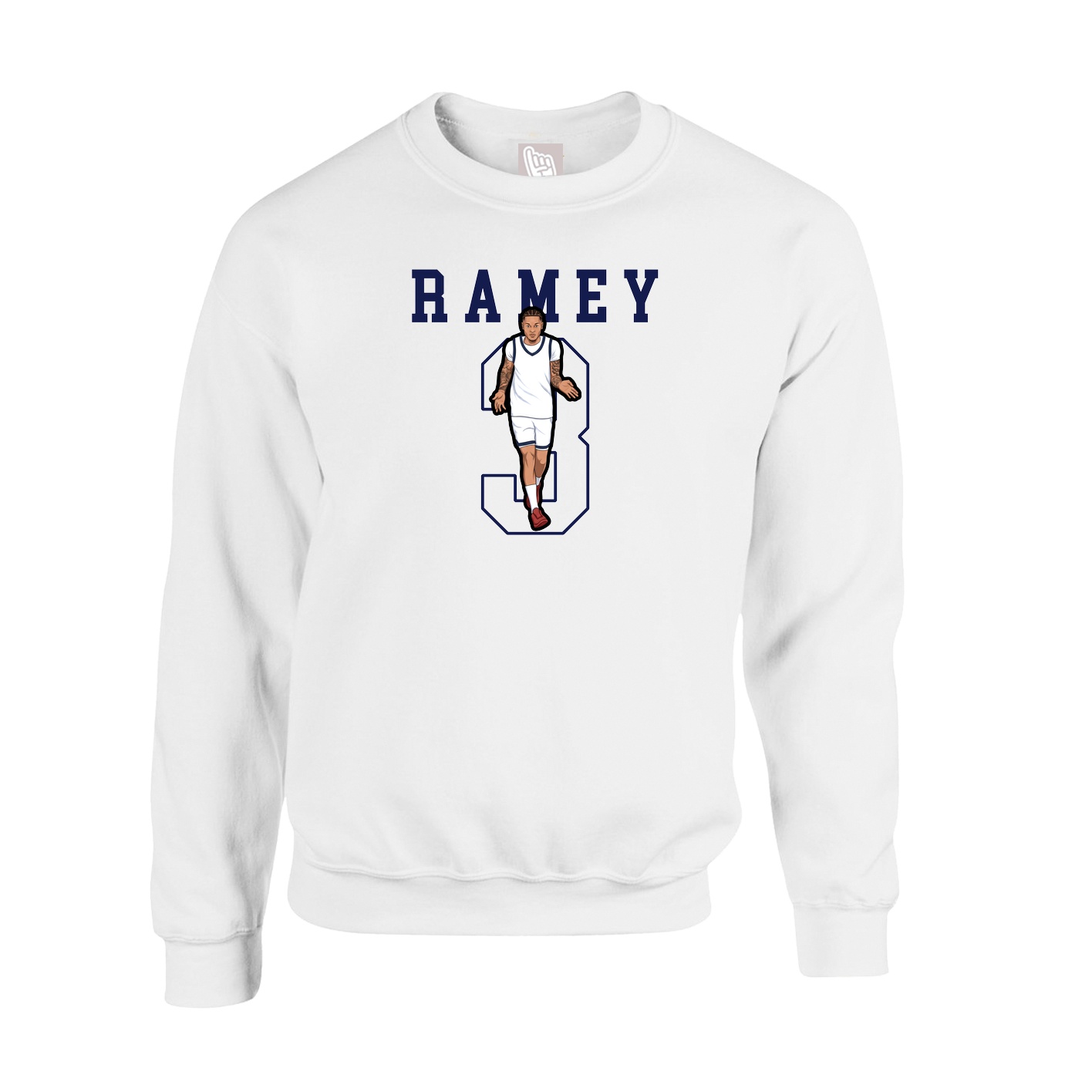 Fleece Crew — Shirsey in White