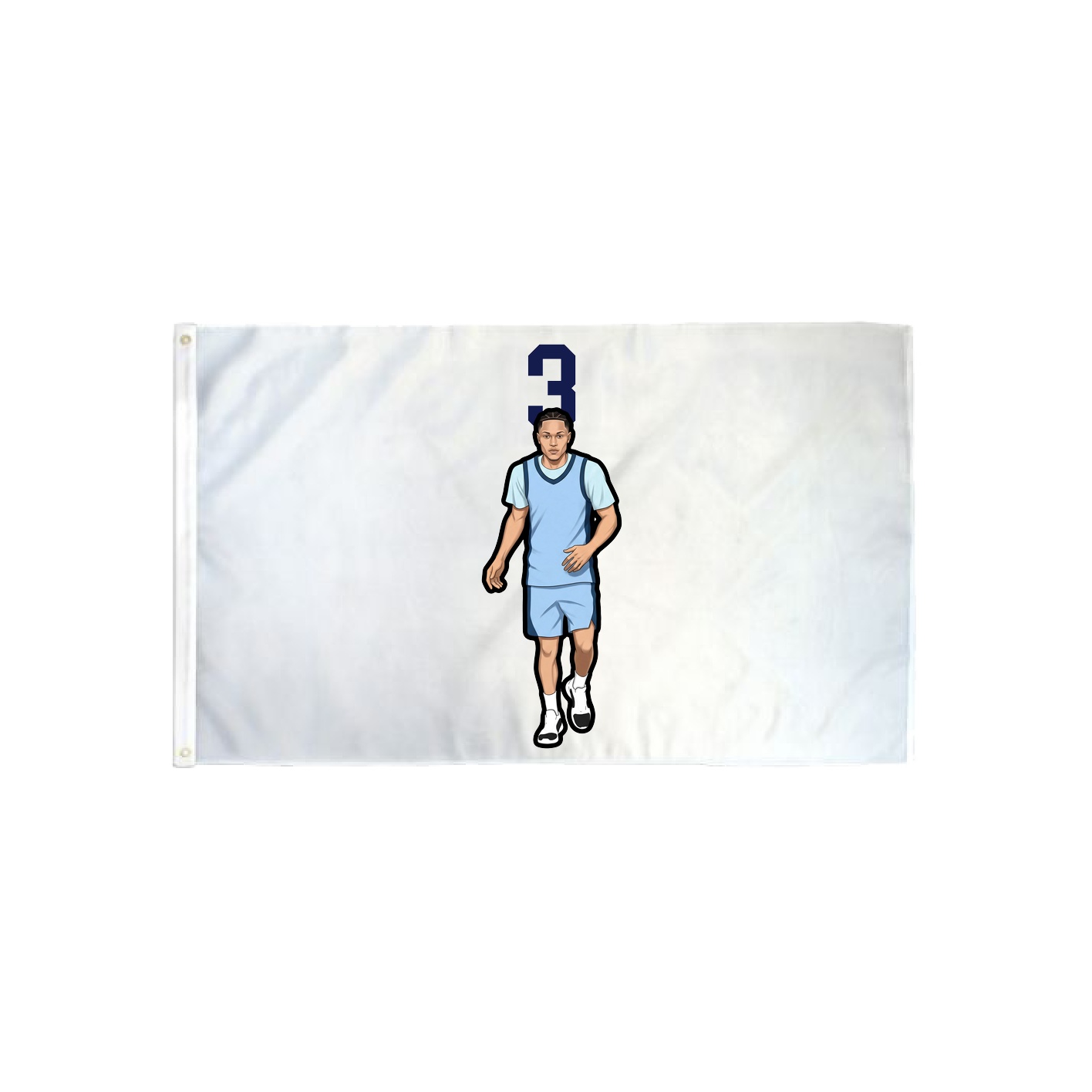 3x5 Flag — Number Top in Classic