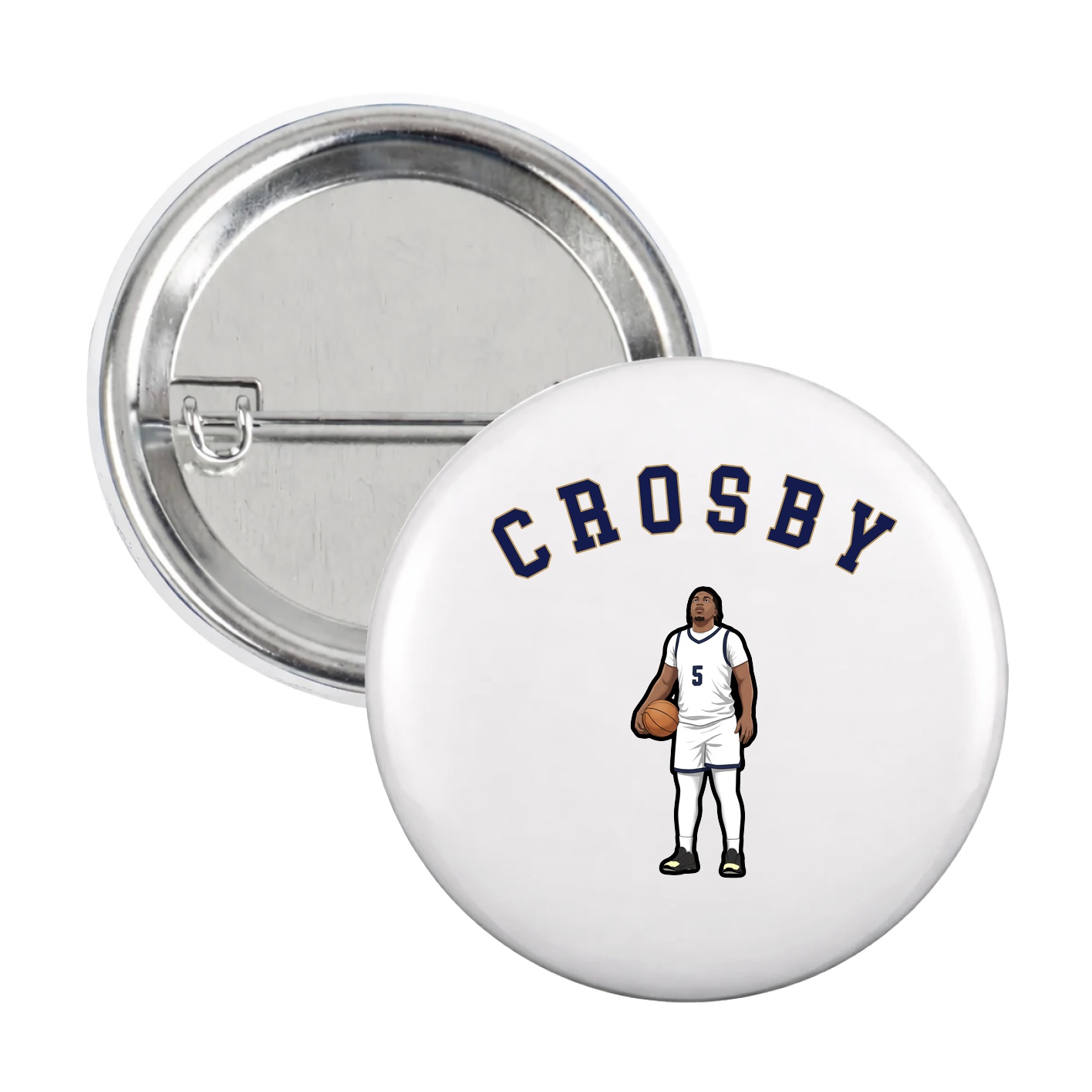 Game Day Button — Shirsey Arch in White