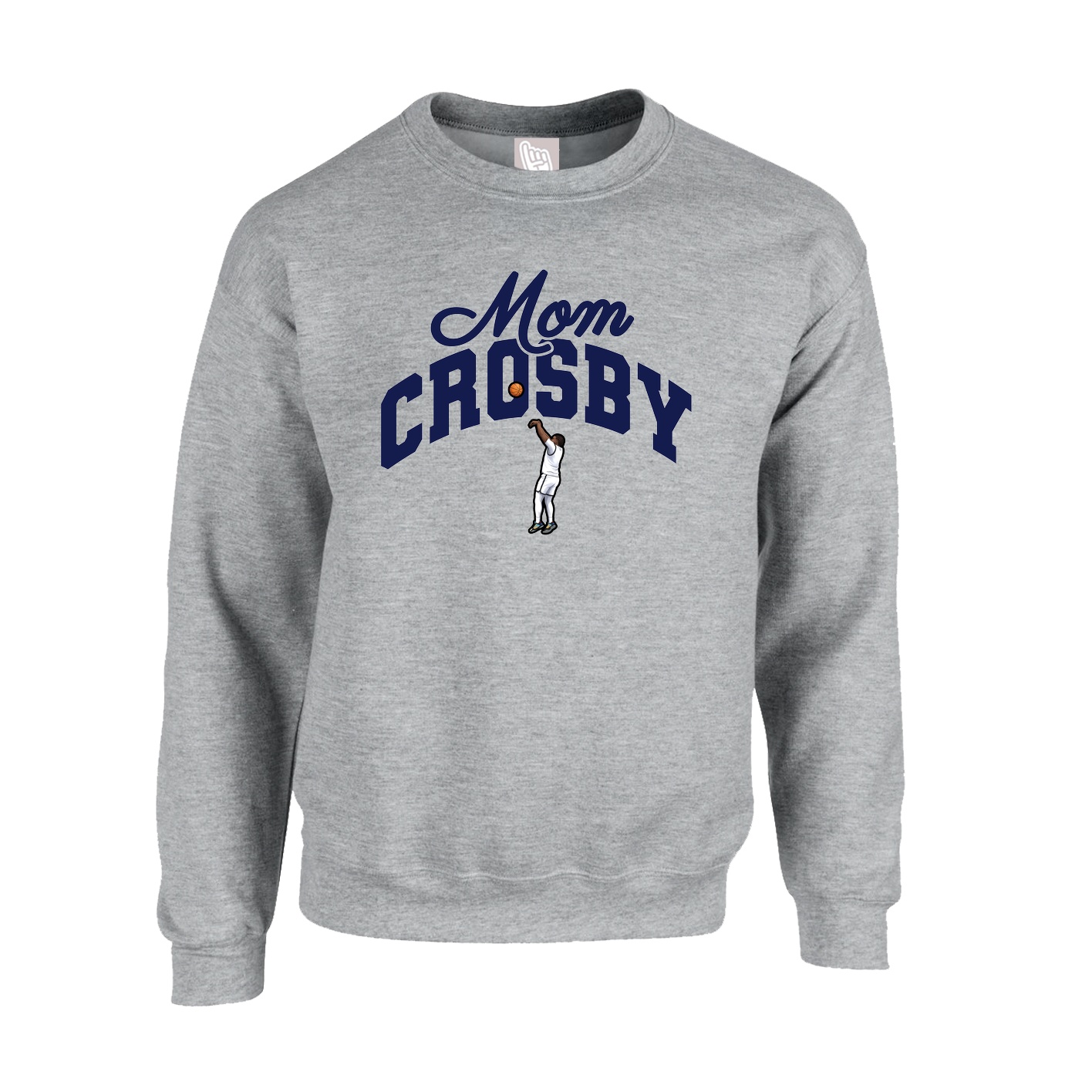 Fleece Crew — Mothers Day Arch in Grey