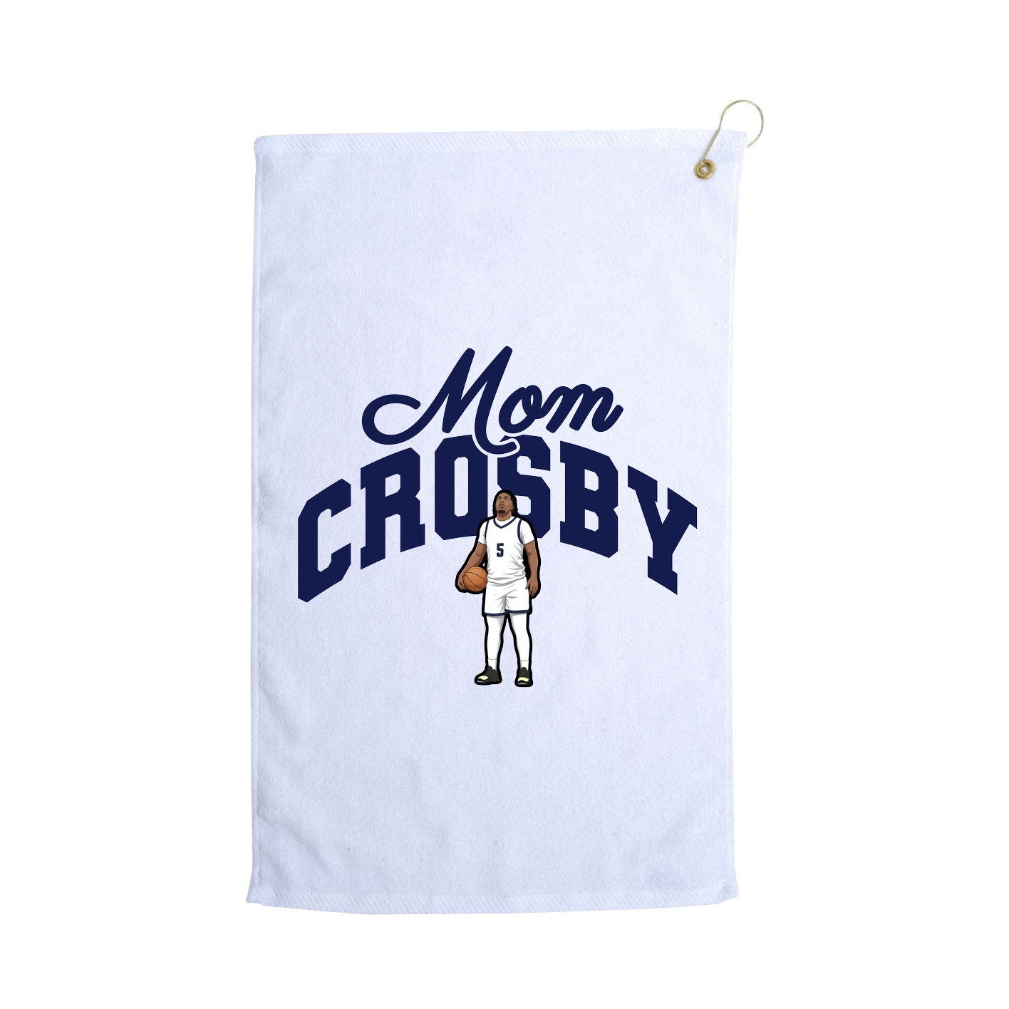 Golf Towel — Mothers Day Arch in White