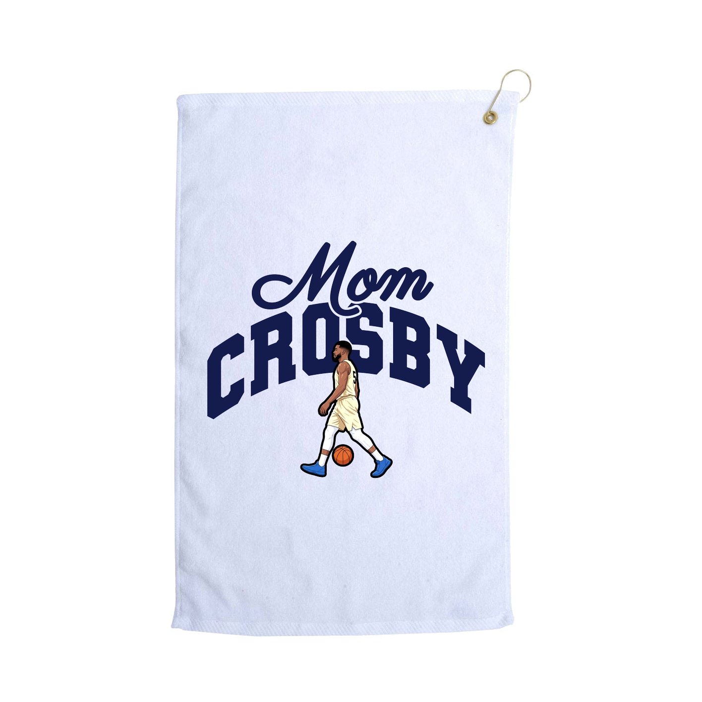 Golf Towel — Mothers Day Arch in White