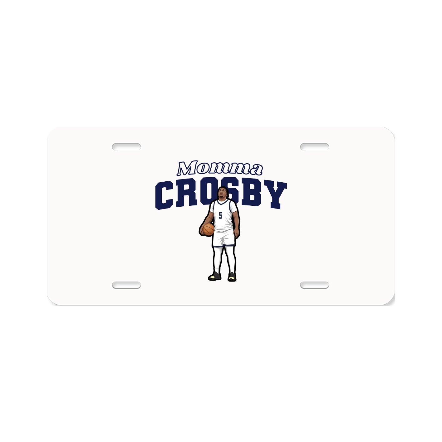 License Plate — Mothers Day Block in Classic