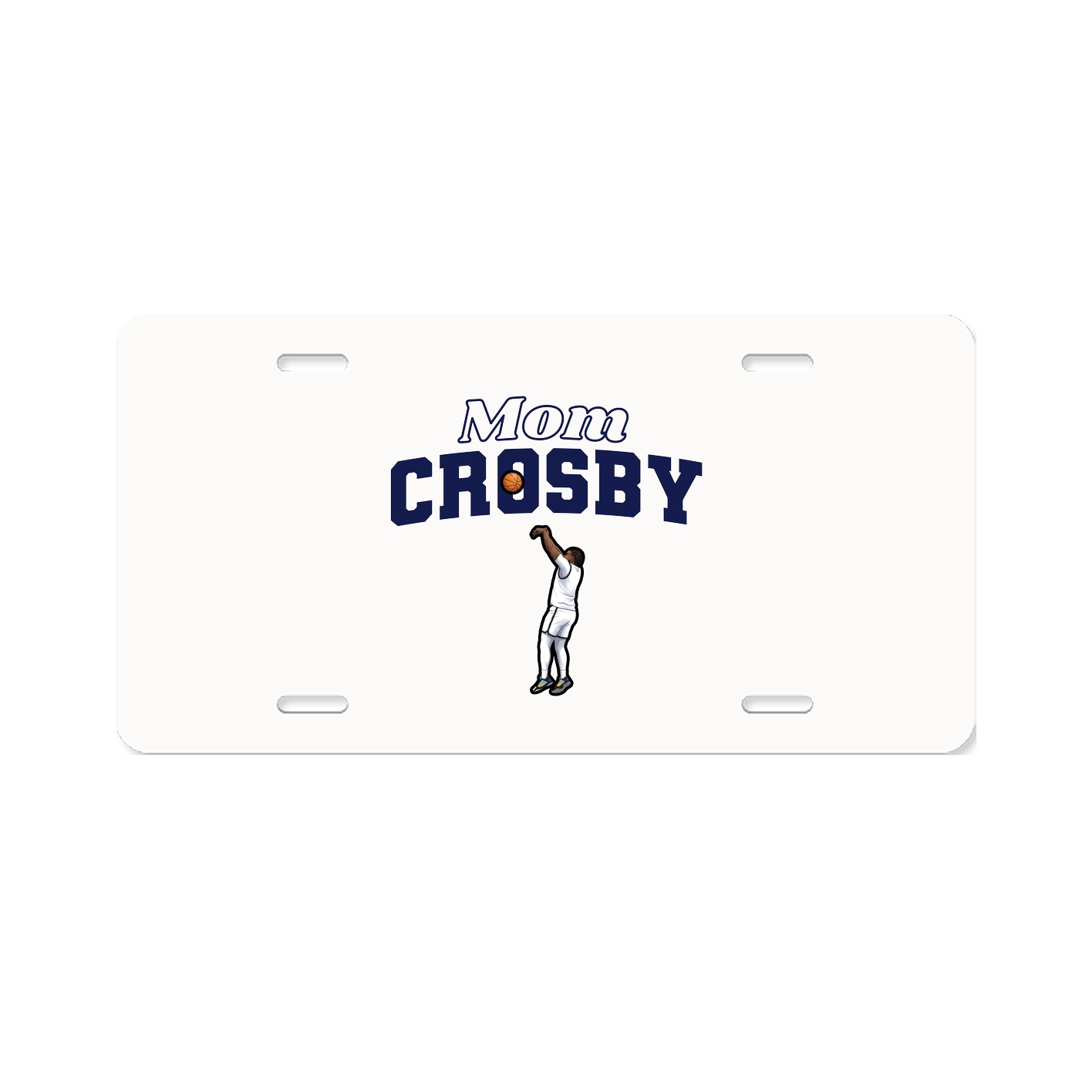 License Plate — Mothers Day Block in Classic