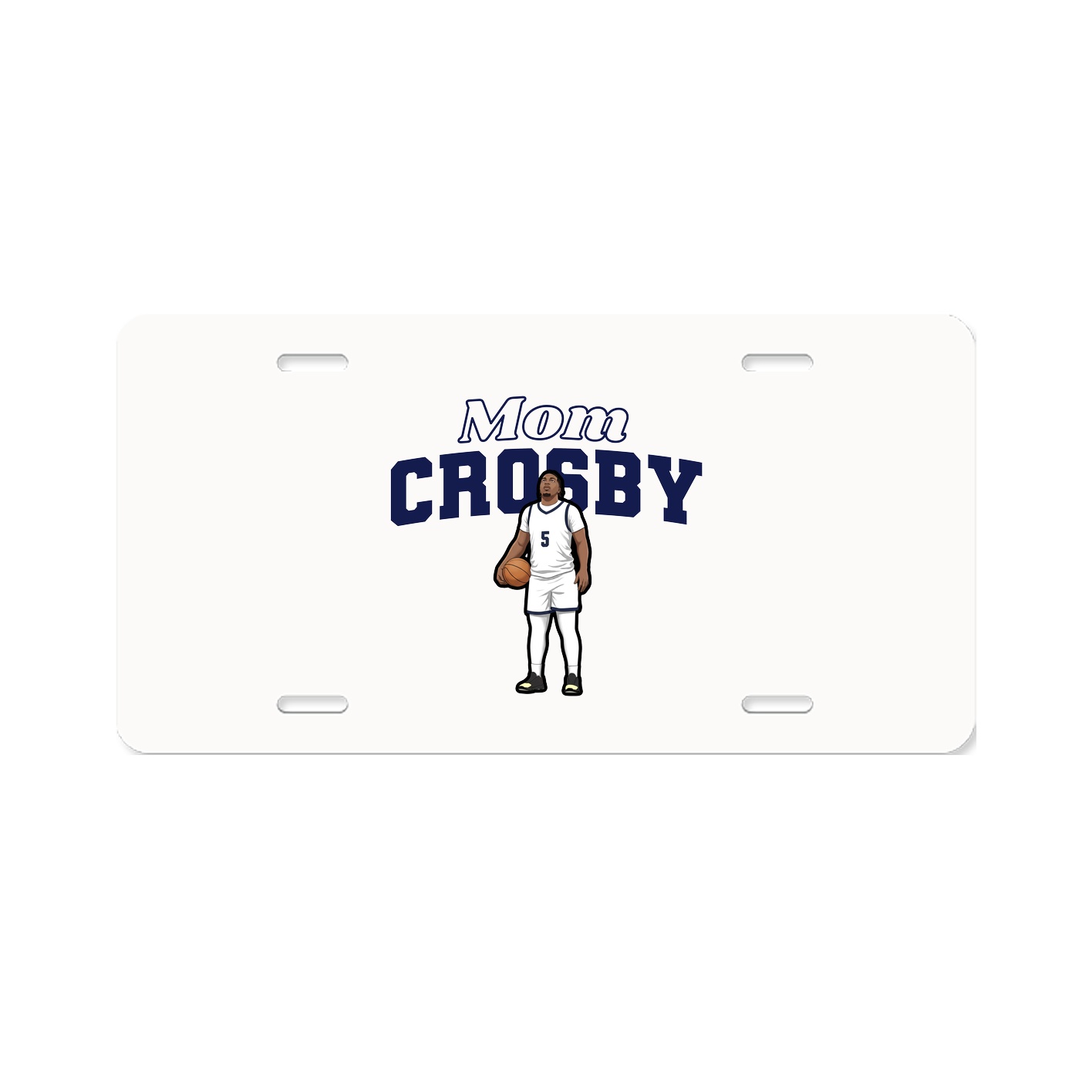 License Plate — Mothers Day Block in Classic