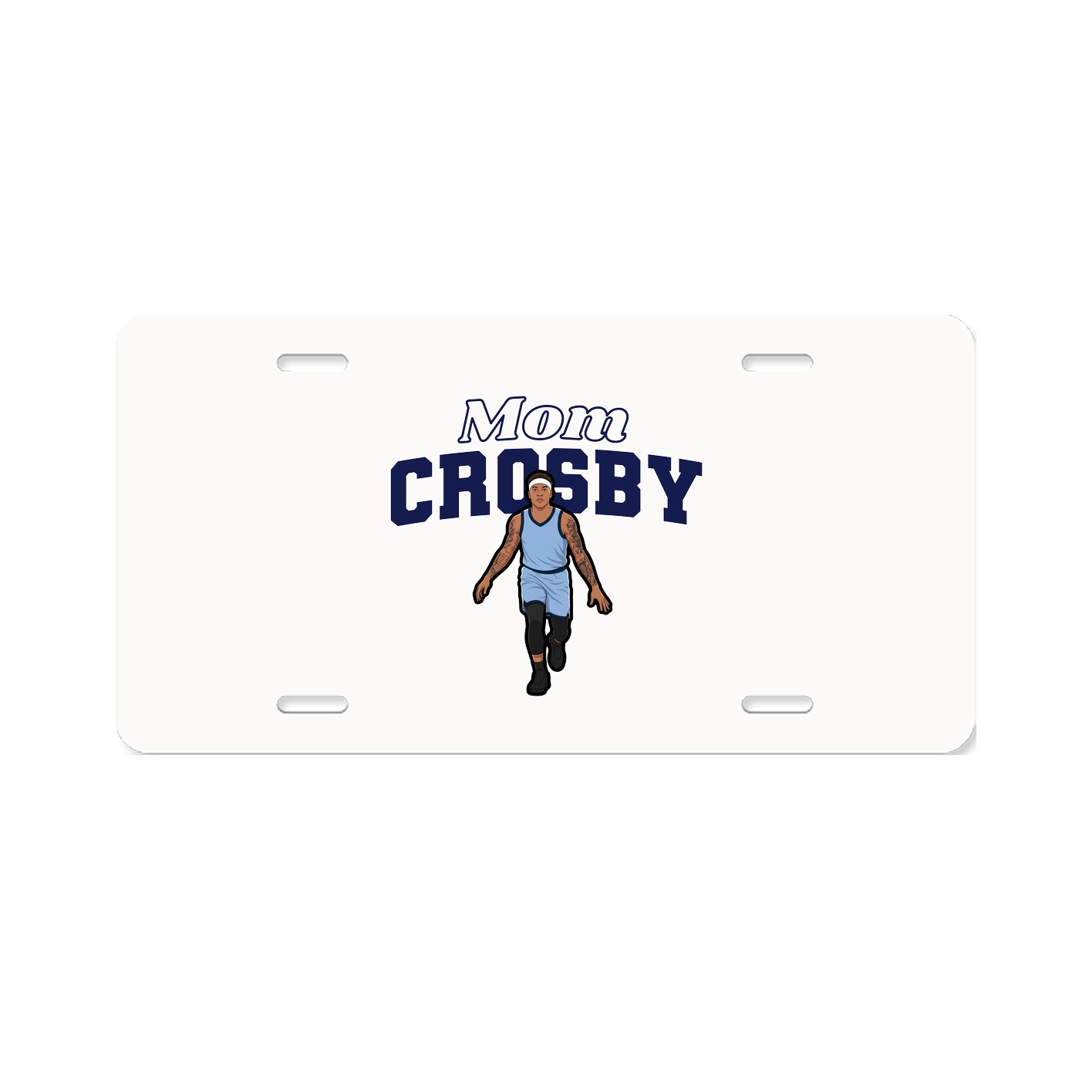 License Plate — Mothers Day Block in Classic