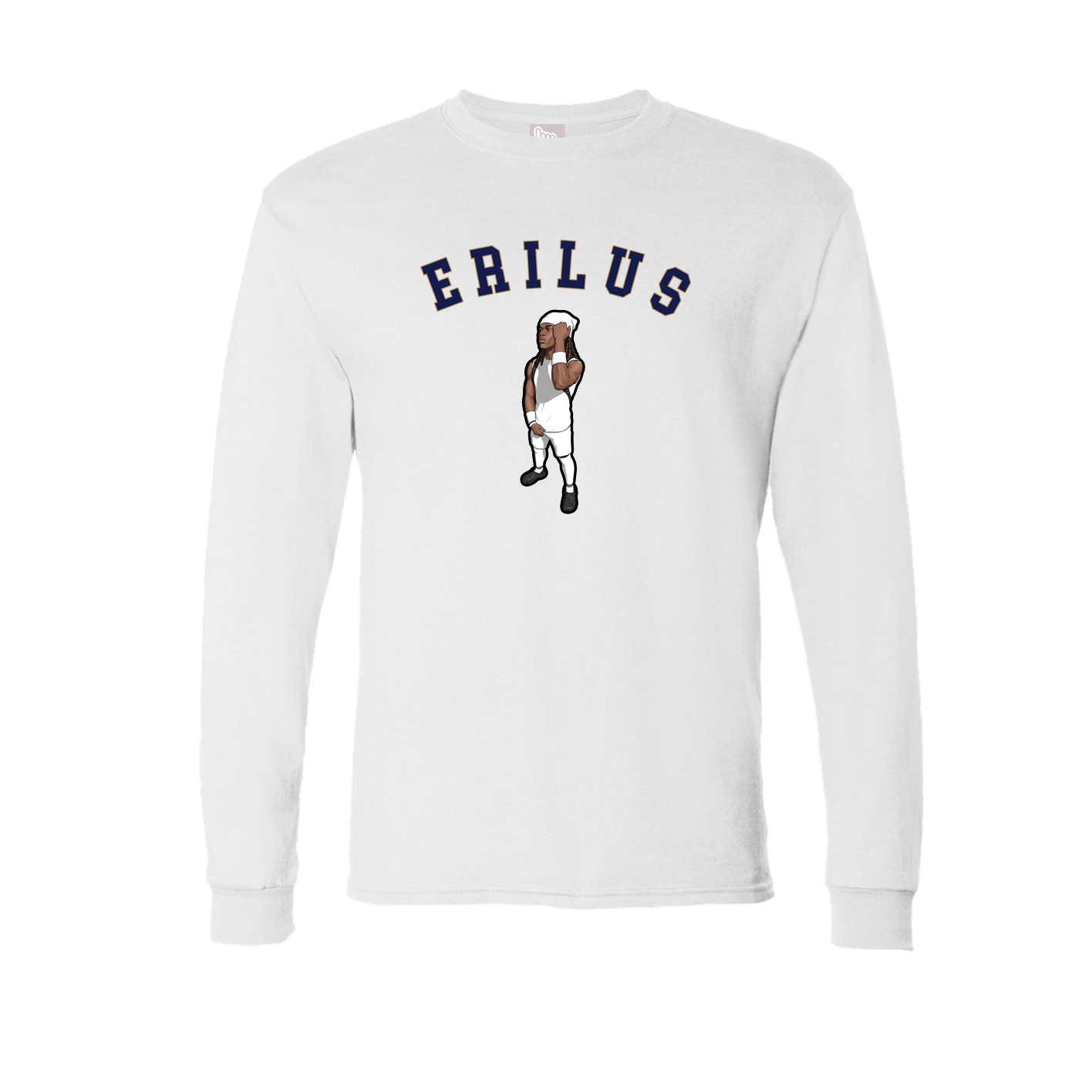 Long Sleeve Tee — Shirsey Arch in White