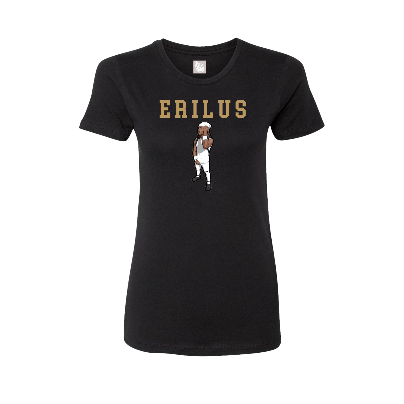 Fitted Women's Tee — Shirsey in Black