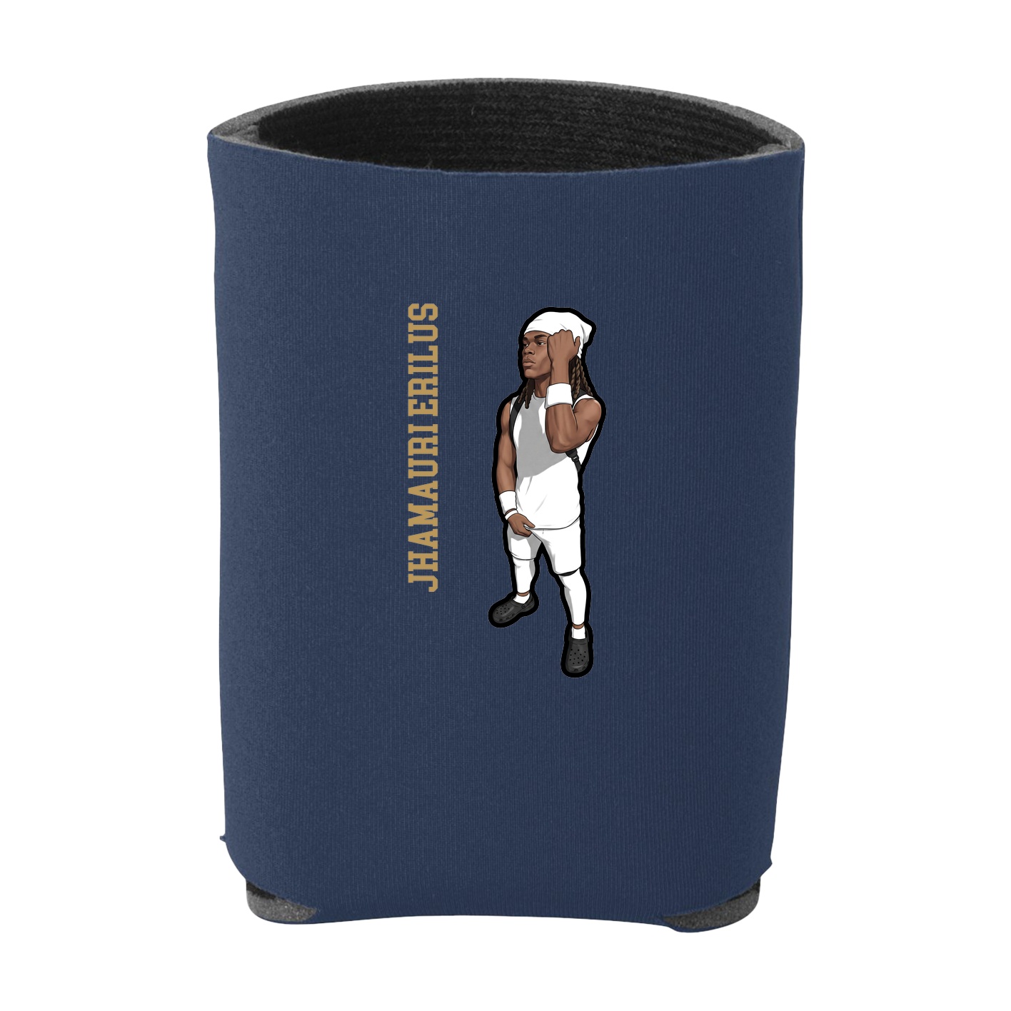 Can Holder — Name Vertical in Navy