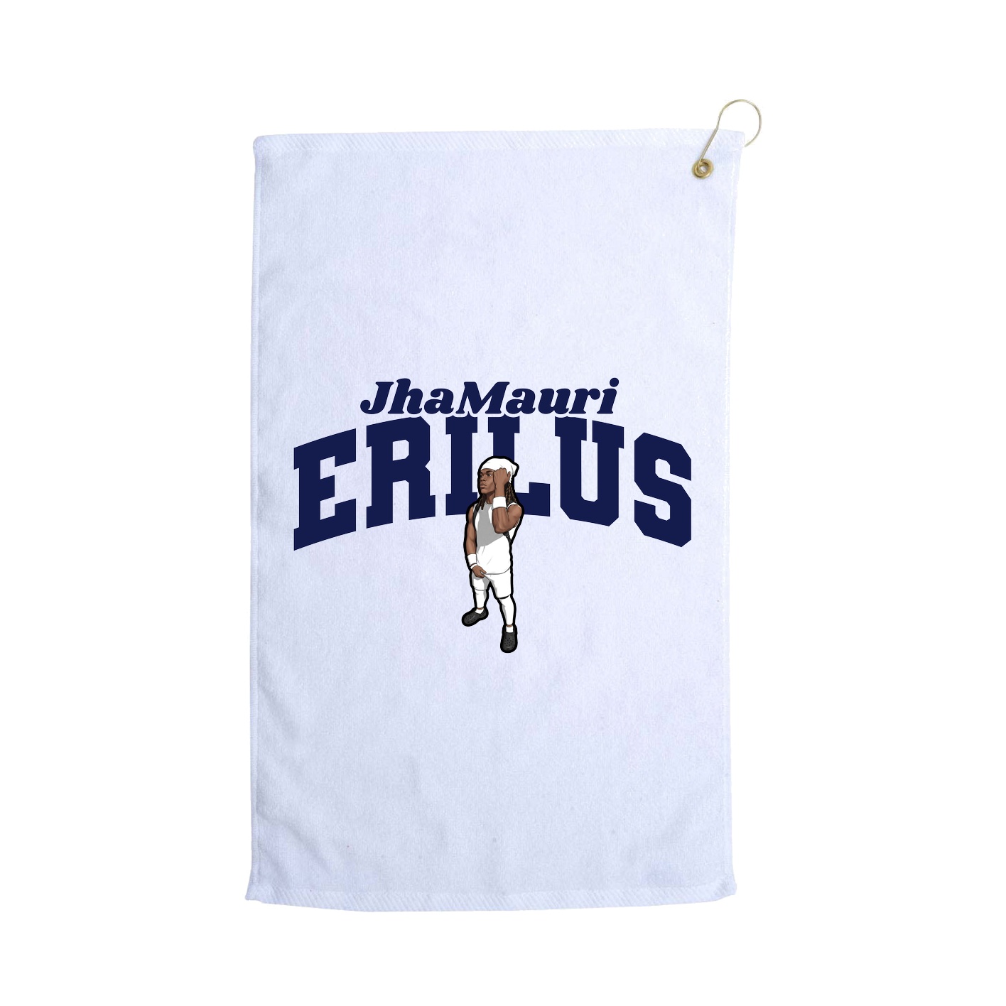 Golf Towel — Signature Arch in White