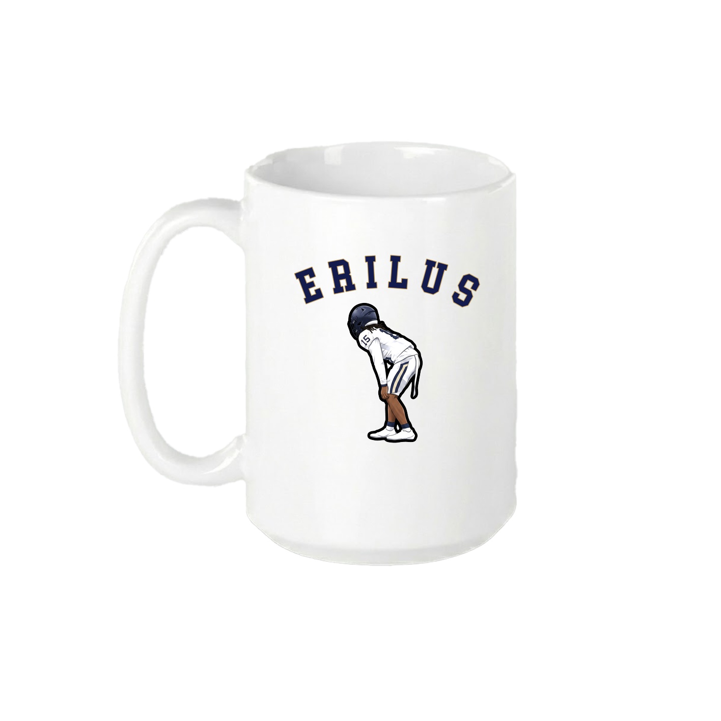 15oz Coffee Mug — Shirsey Arch in White