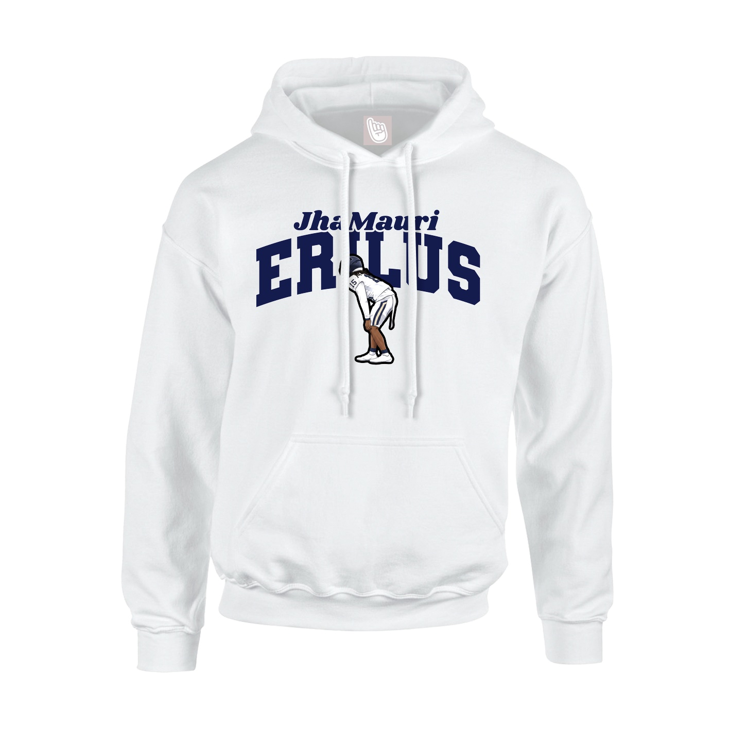 Hoodie — Signature Arch in White