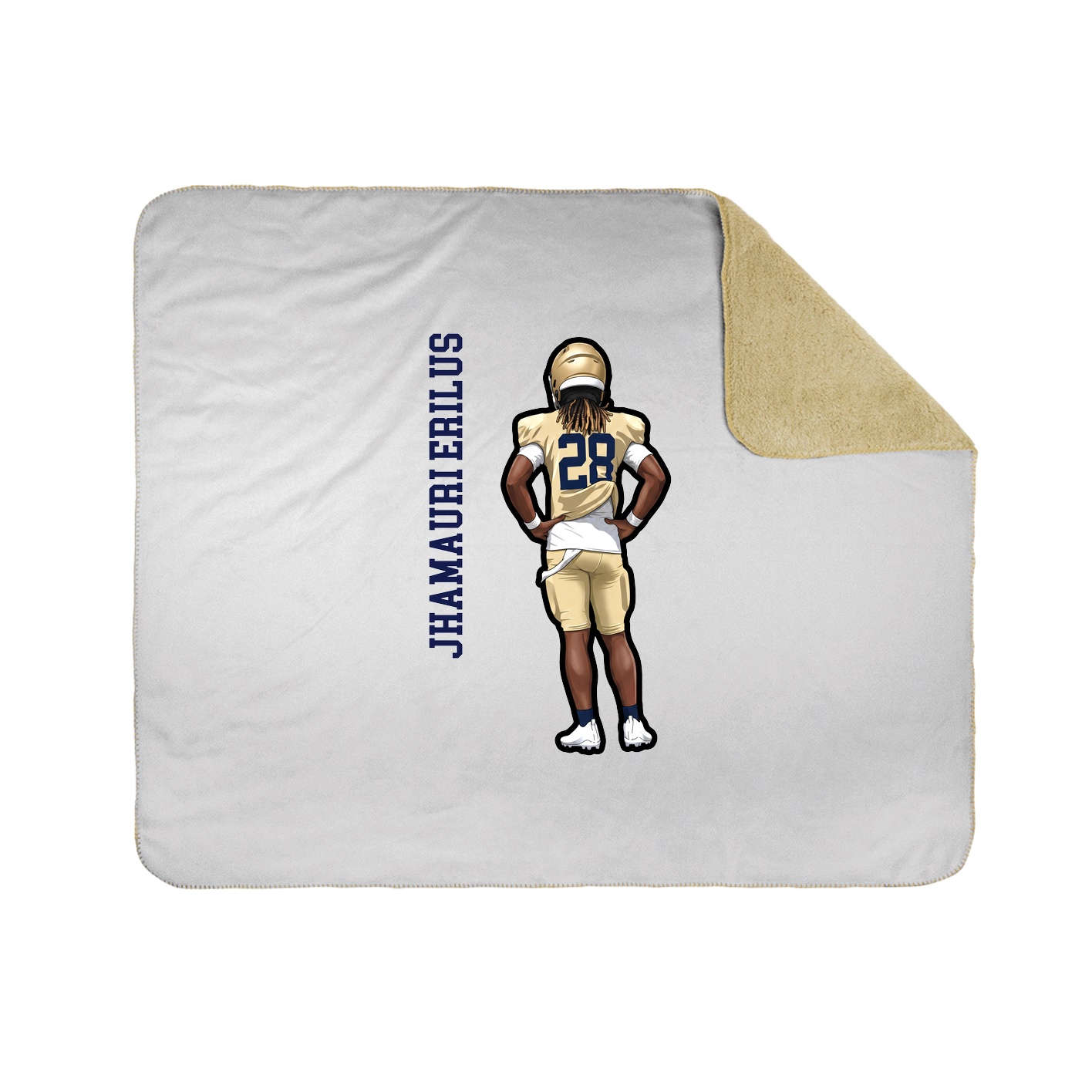 50x60 Sherpa Lined Throw Blanket