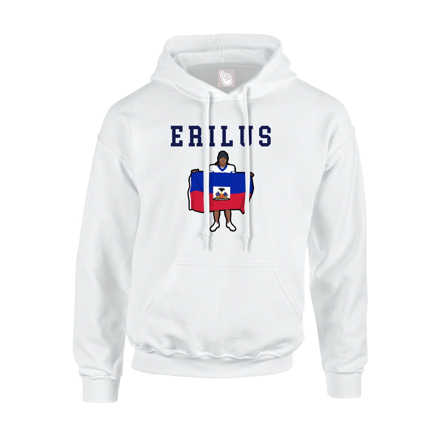 Hoodie — Shirsey in White
