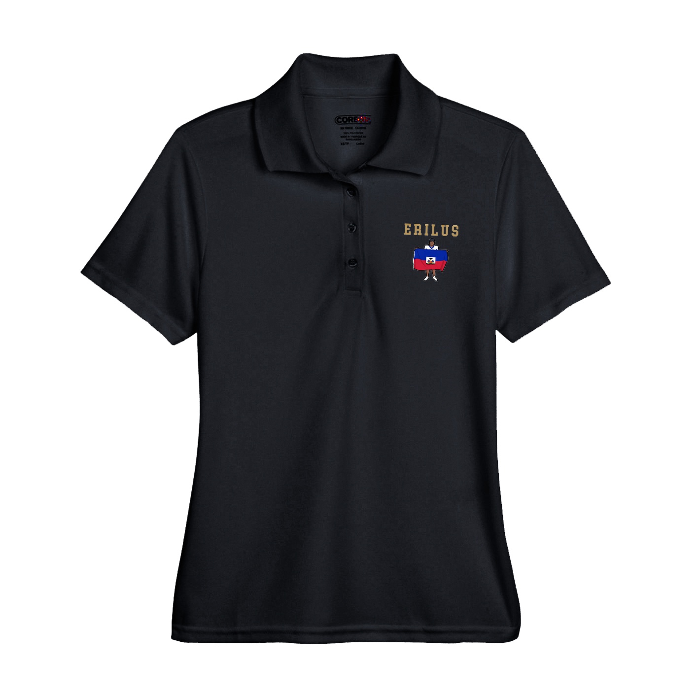 Womens Performance Polo — Shirsey in Black