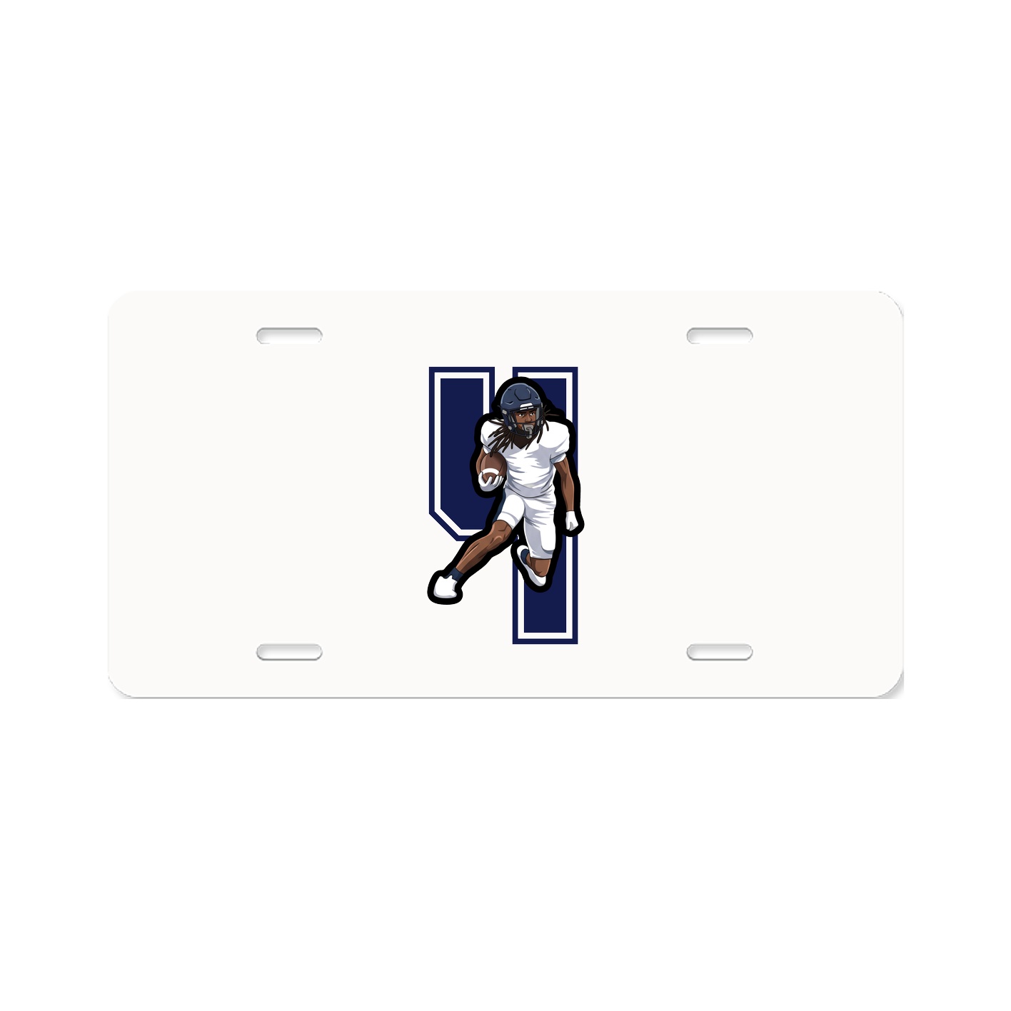 License Plate — Number in Classic