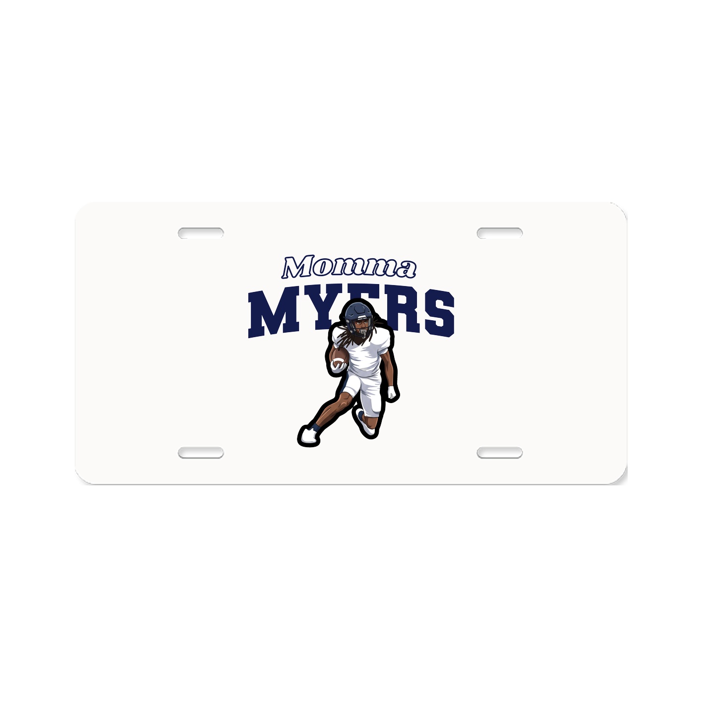 License Plate — Mothers Day Block in Classic