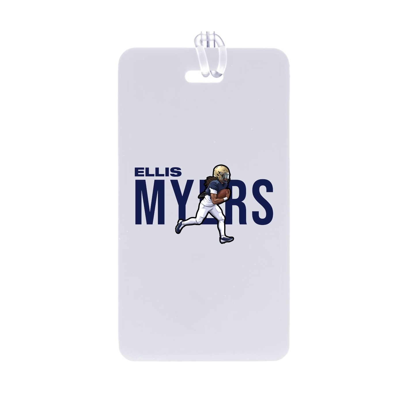 Bag Tag — Player Name in Classic