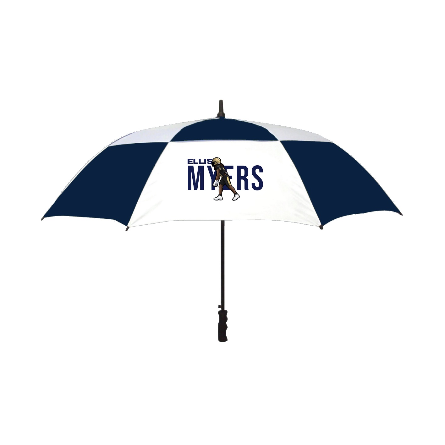 Golf Umbrella — Player Name in Navy
